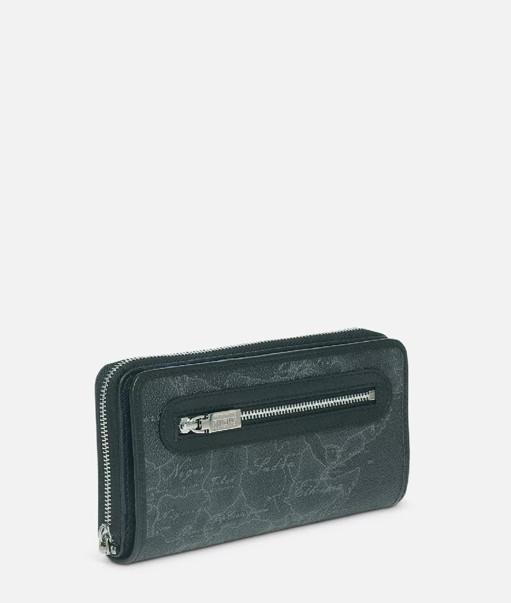 Alviero martini 1a classe Geo Black Portafogli grande con zip Offerta Anniversario