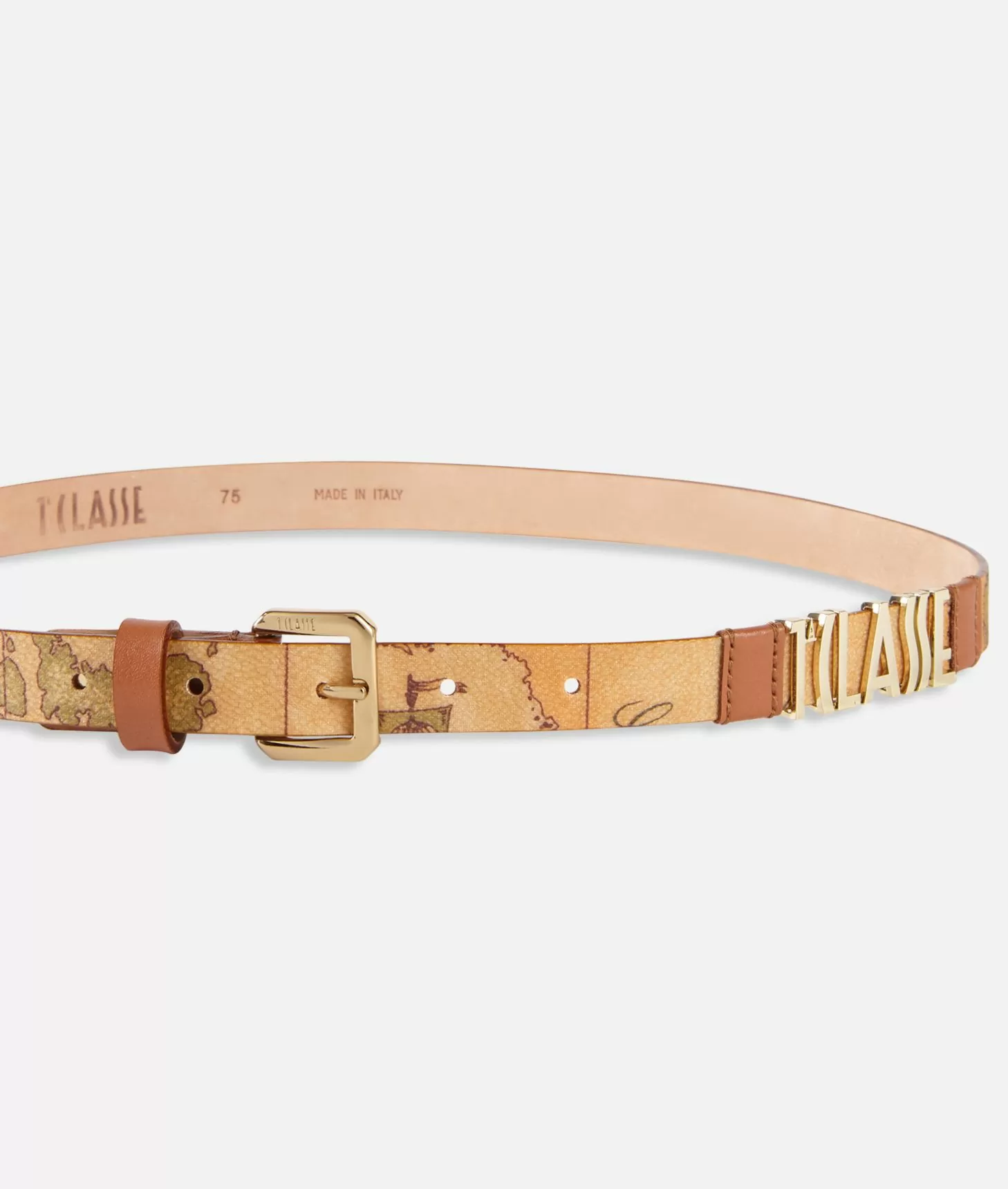 Alviero martini 1a classe Geo Classic cintura da donna logo lettering Online Outlet