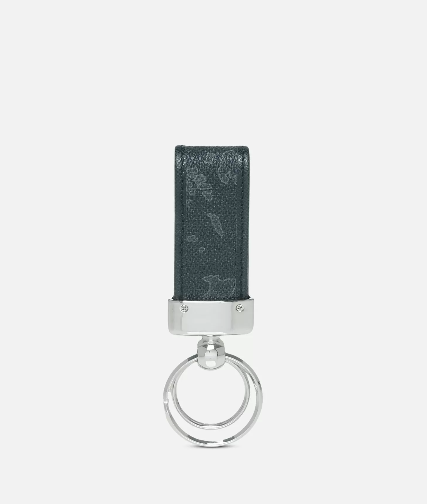 Alviero martini 1a classe Geo Black Portachiavi con anelli Rilascio limitato