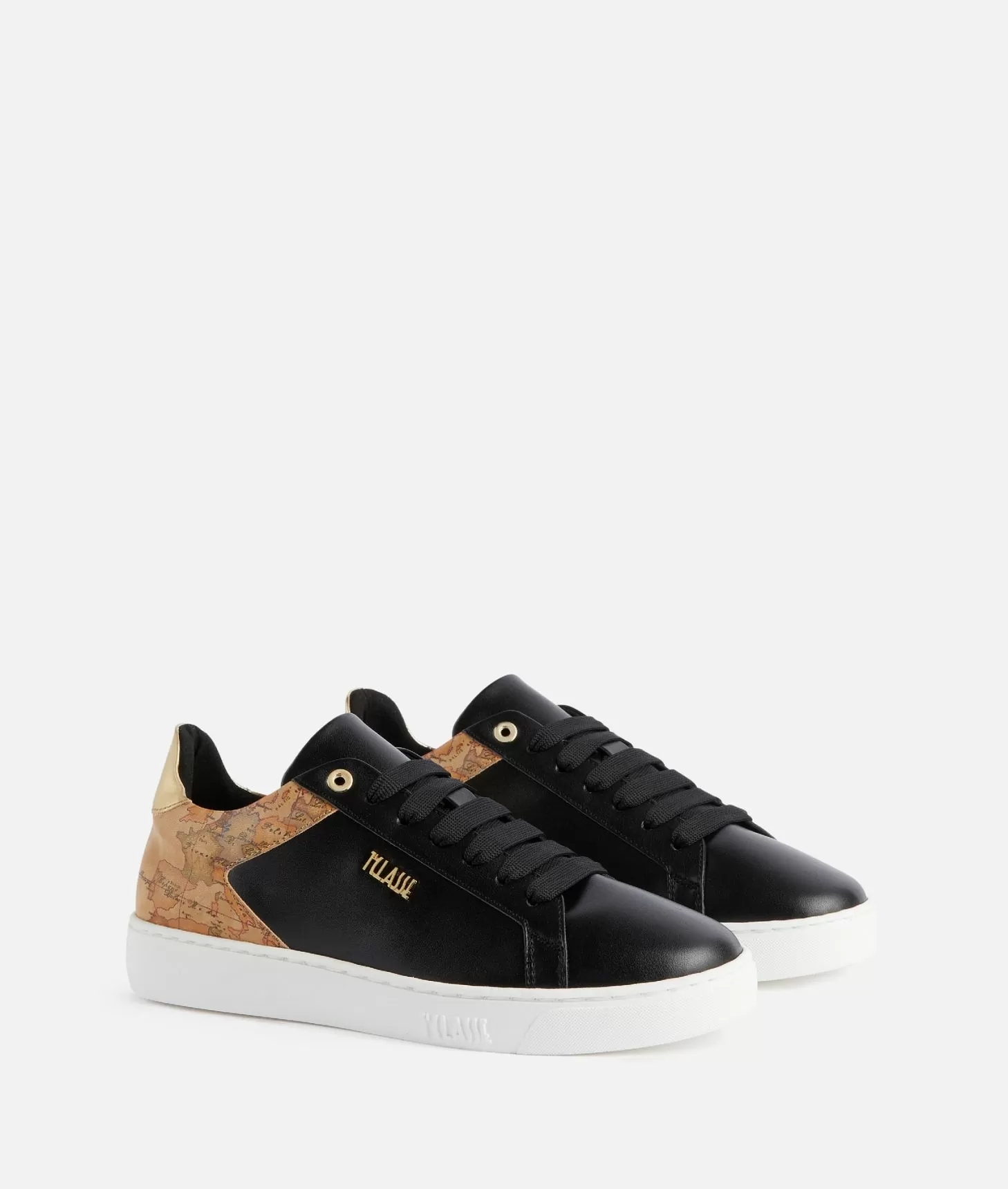 Alviero martini 1a classe Sneakers in eco nappa con logo 1ᴬ Classe Nere Offerta esclusiva