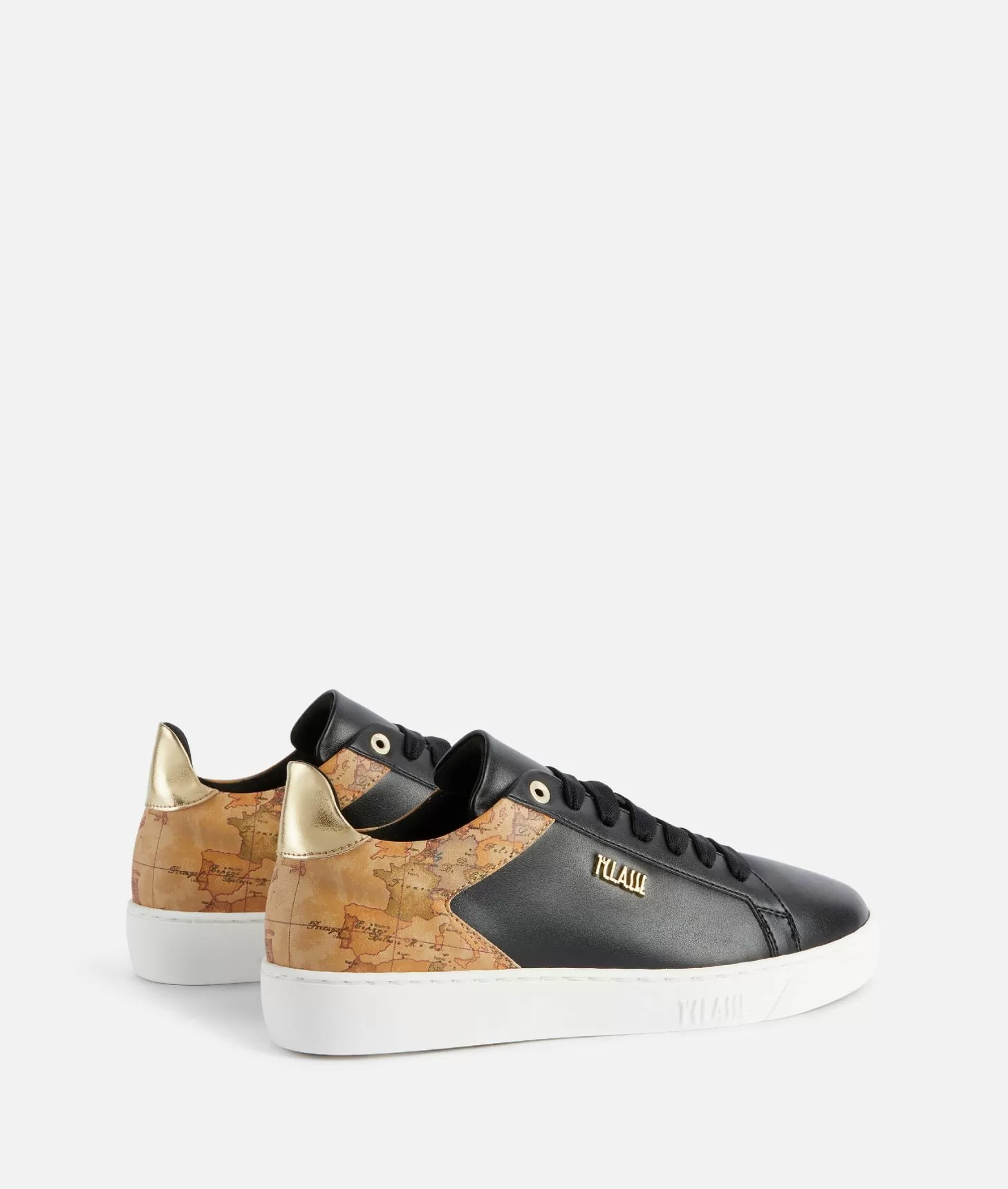 Alviero martini 1a classe Sneakers in eco nappa con logo 1ᴬ Classe Nere Offerta esclusiva