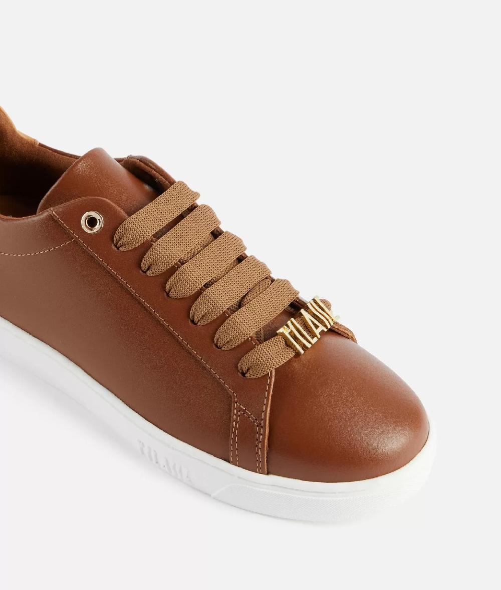 Alviero martini 1a classe Sneakers in pelle liscia con passalaccio 1ᴬ Classe Castagna Black Friday