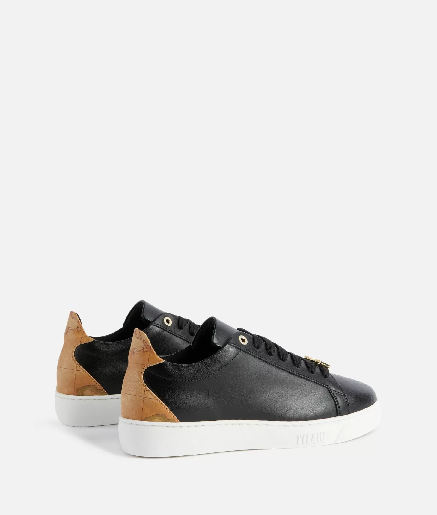 Alviero martini 1a classe Sneakers in pelle liscia con passalaccio 1ᴬ Classe Nere Cyber Monday