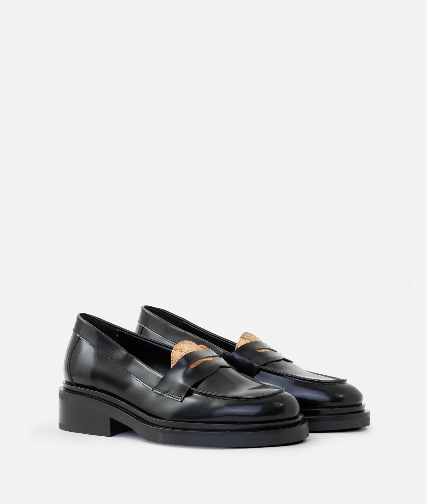 Alviero martini 1a classe Mocassini in eco pelle spazzolata con linguetta Geo Classic Neri Offerta Giorno del Papà