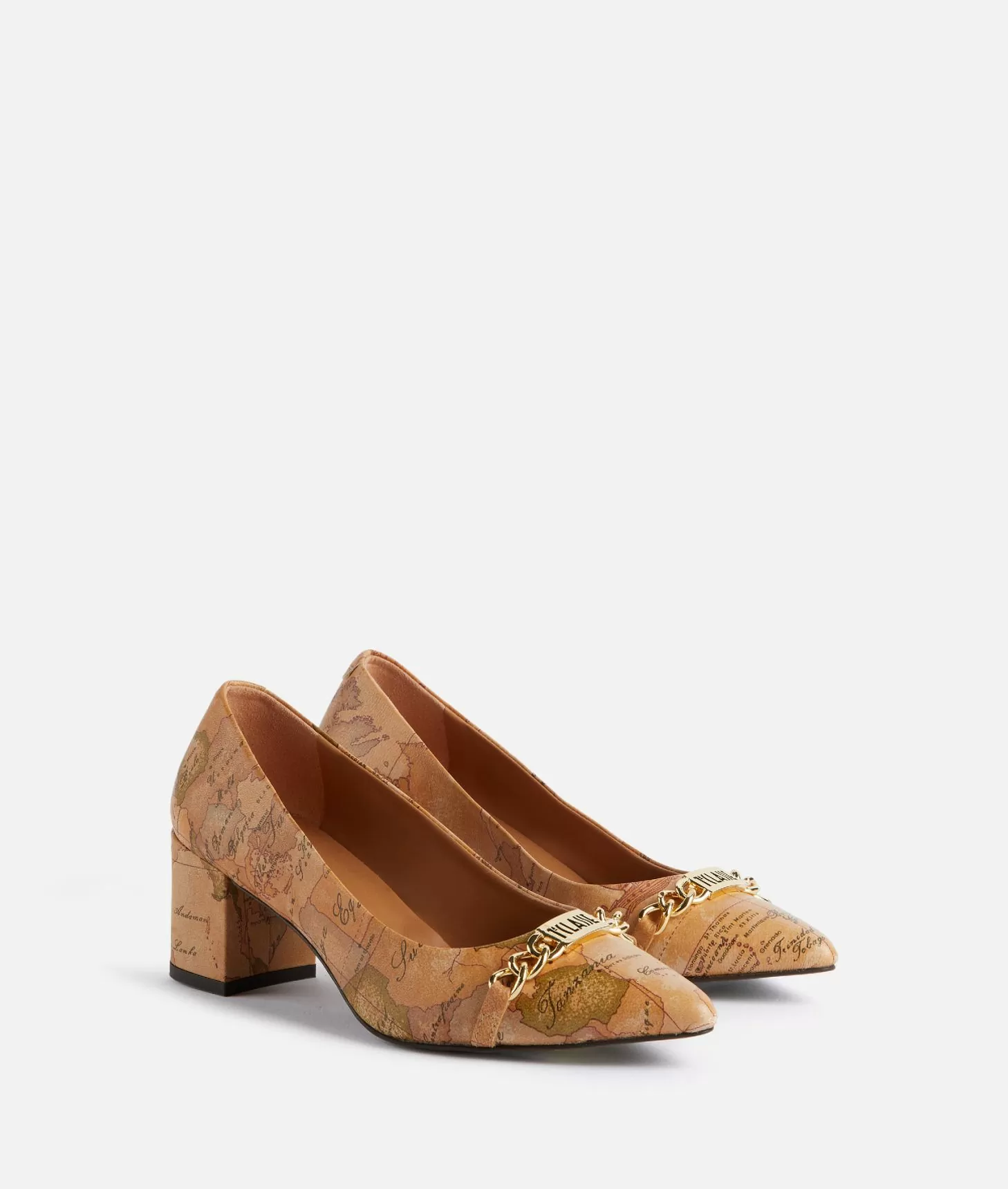 Alviero martini 1a classe Décolleté in nappa con morsetto 1ᴬ Classe Geo Classic Smaltimento dello stoccaggio