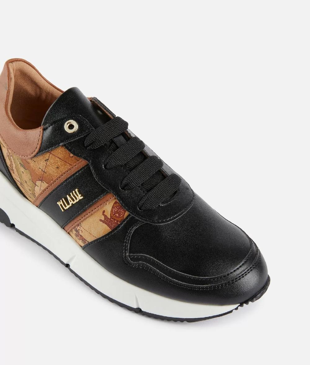 Alviero martini 1a classe Running in eco nappa con logo e dettagli Geo Classic Nere Ultimi due giorni