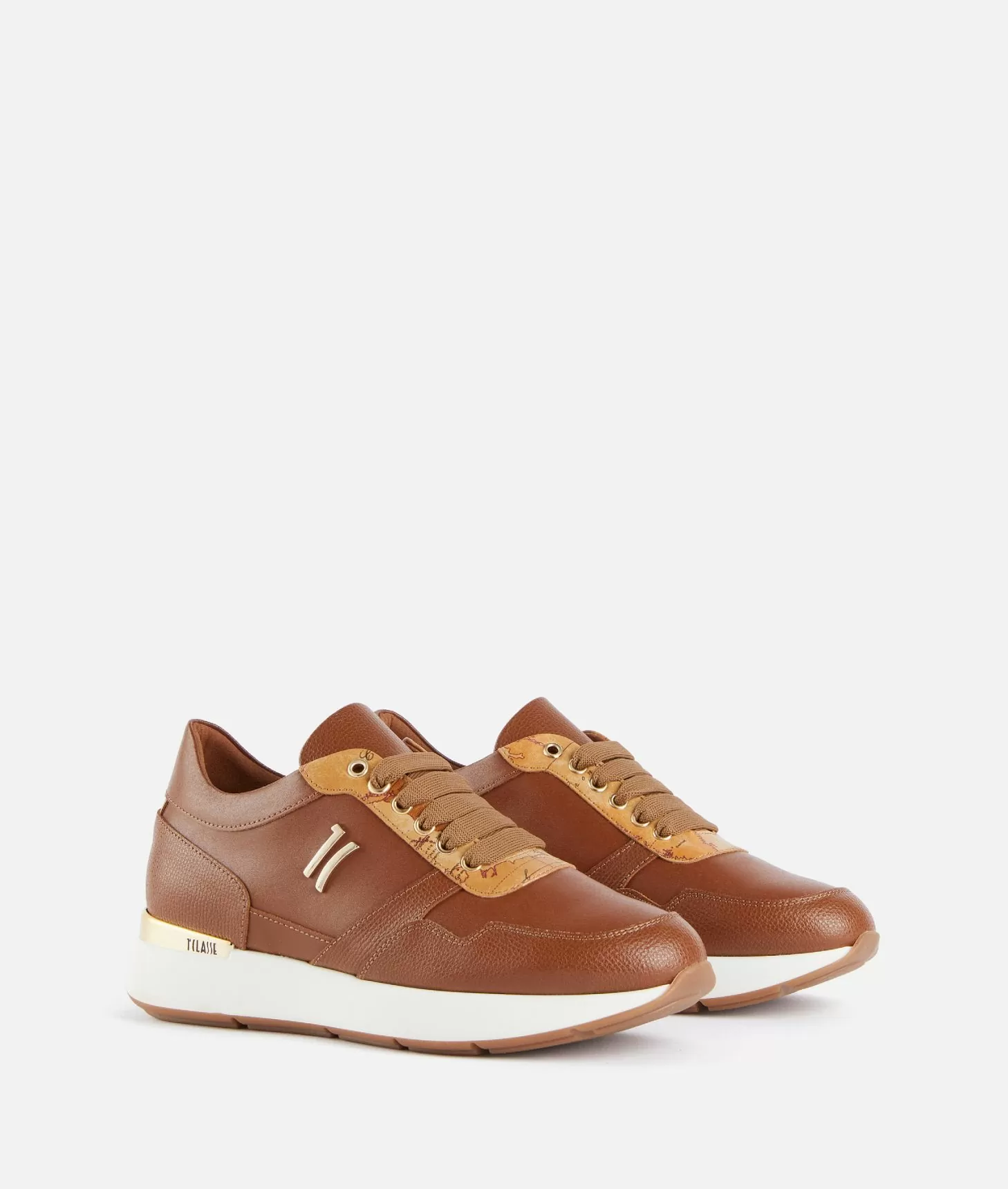 Alviero martini 1a classe Running in pelle granatina con logo 1C Castagna Promozione temporanea