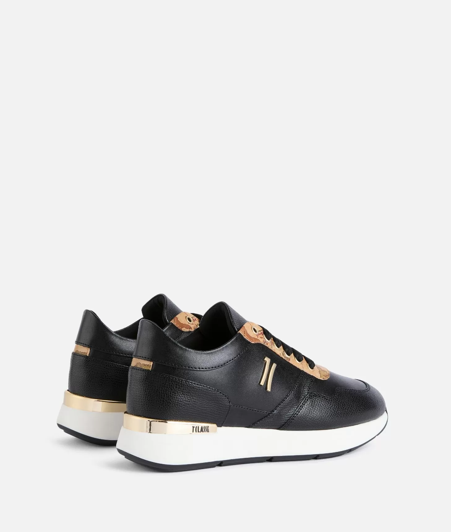 Alviero martini 1a classe Running in pelle granatina con logo 1C Nere Fino al 50% di sconto