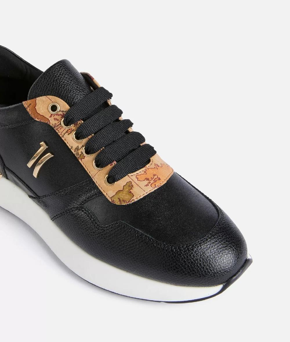 Alviero martini 1a classe Running in pelle granatina con logo 1C Nere Fino al 50% di sconto