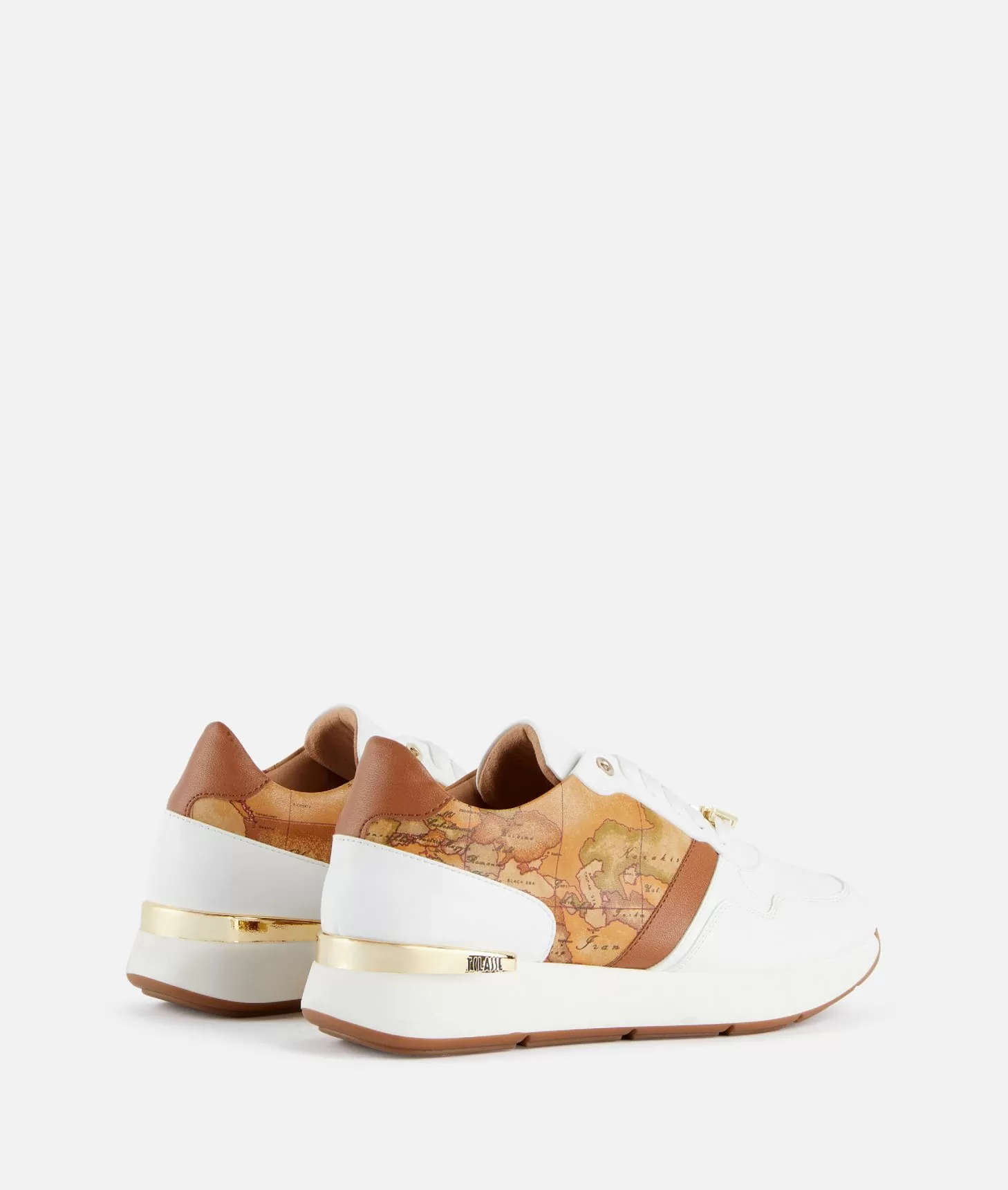 Alviero martini 1a classe Running in eco nappa con passalaccio 1ᴬ Classe Bianche Fino al 60% di sconto
