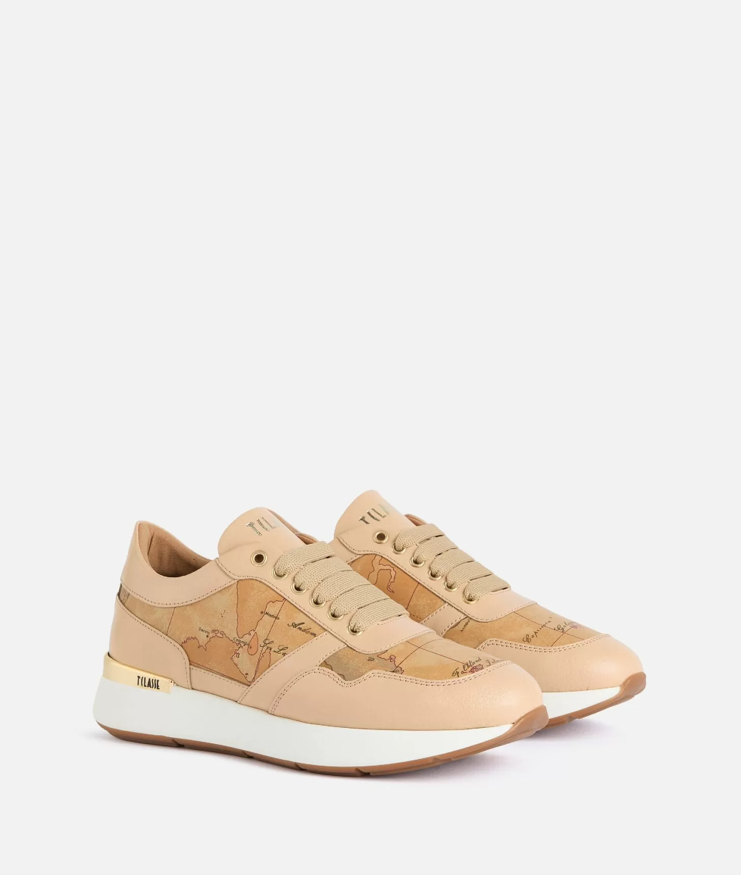 Alviero martini 1a classe Running in pelle liscia con dettagli Geo Classic Naturali Sostegno trimestrale