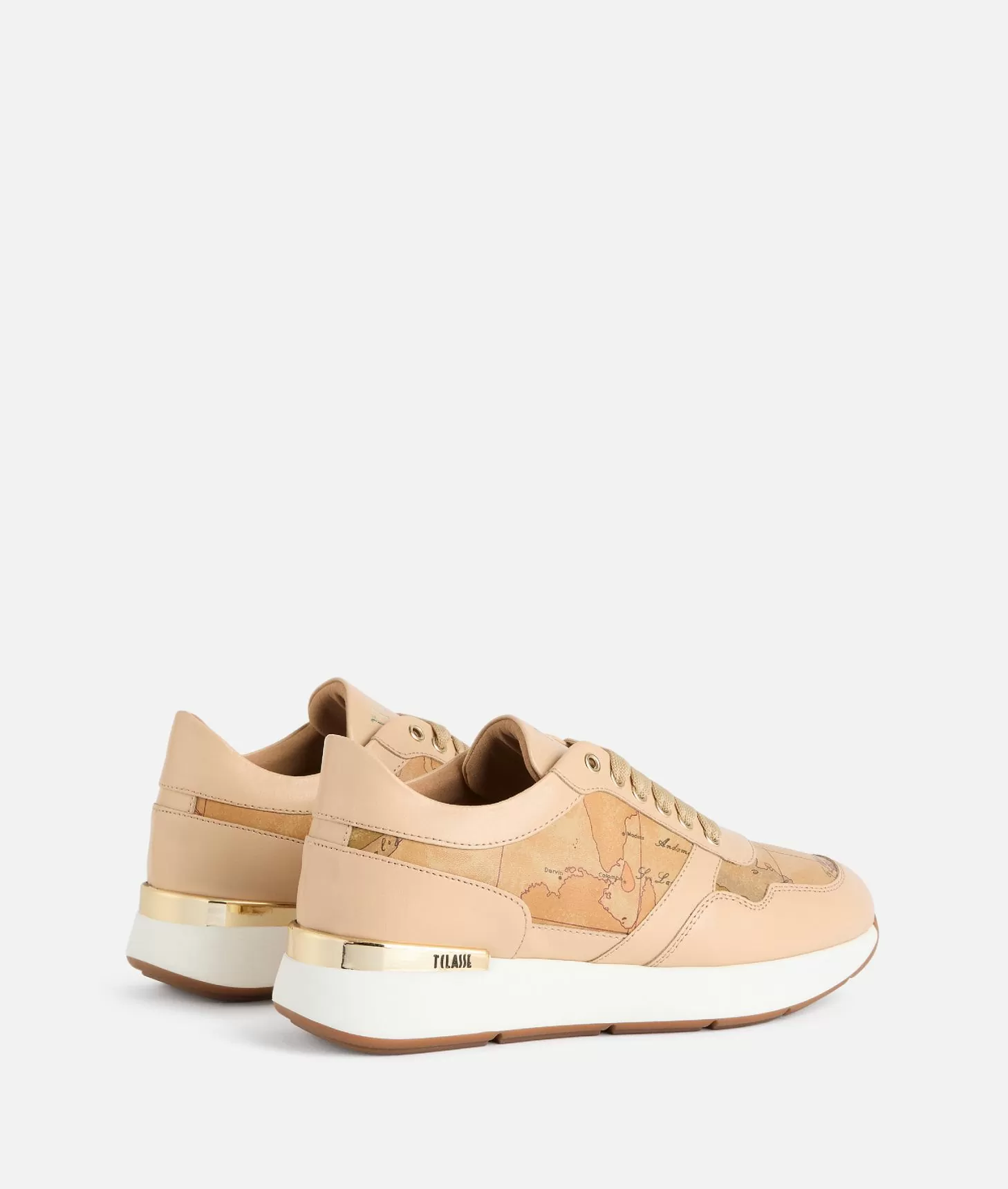 Alviero martini 1a classe Running in pelle liscia con dettagli Geo Classic Naturali Sostegno trimestrale