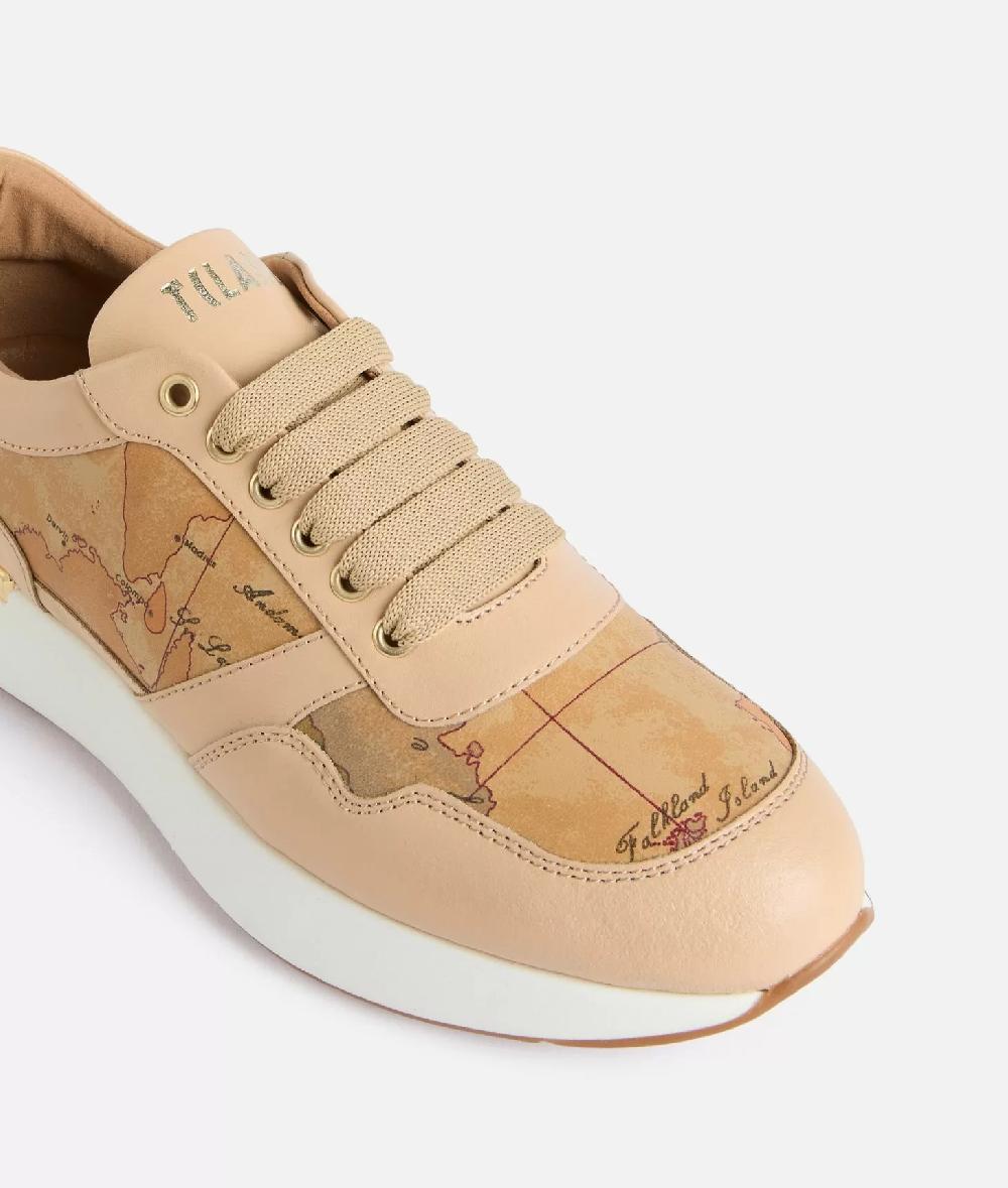 Alviero martini 1a classe Running in pelle liscia con dettagli Geo Classic Naturali Sostegno trimestrale