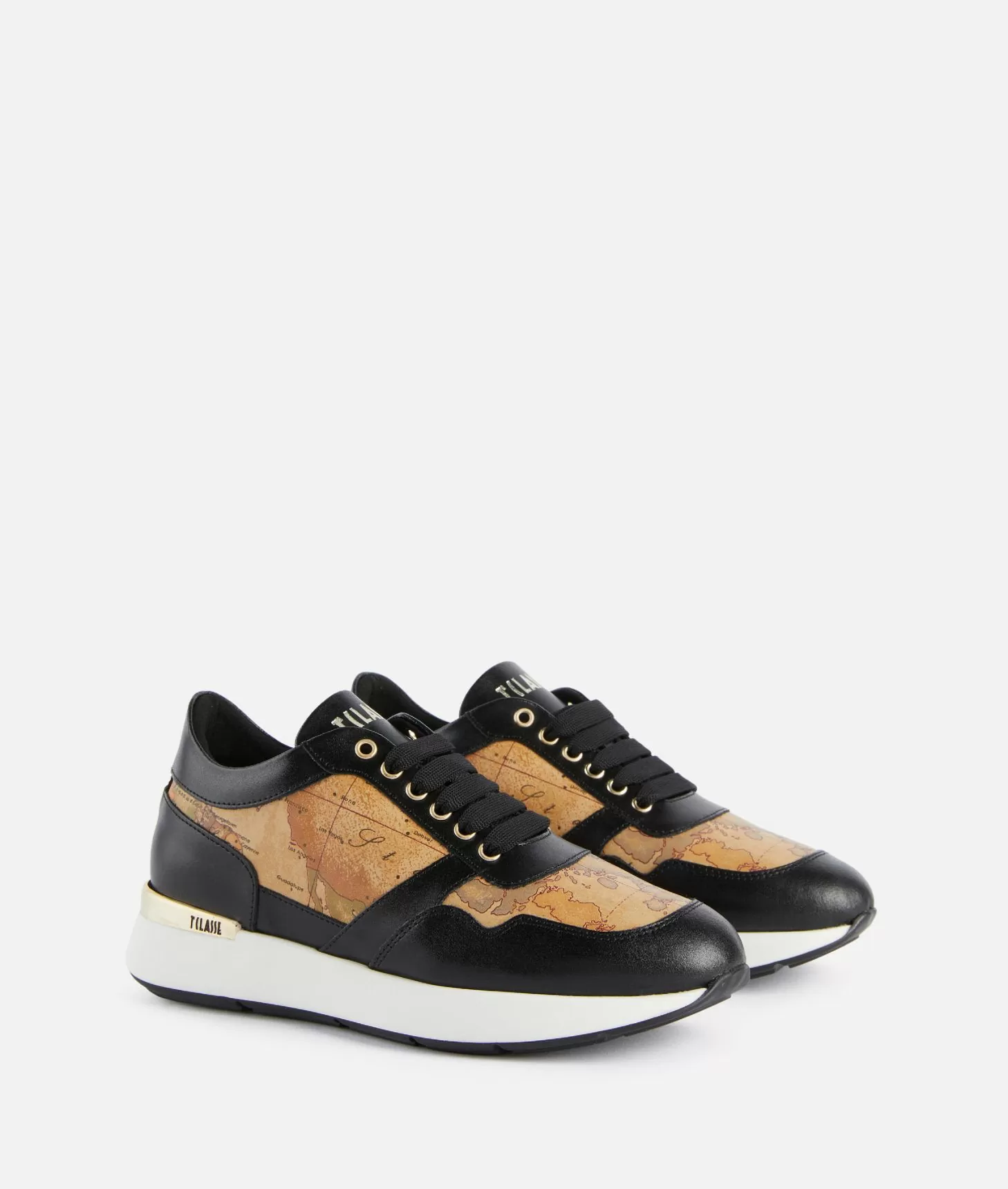 Alviero martini 1a classe Running in pelle liscia con dettagli Geo Classic Nere Fino al 55% di sconto