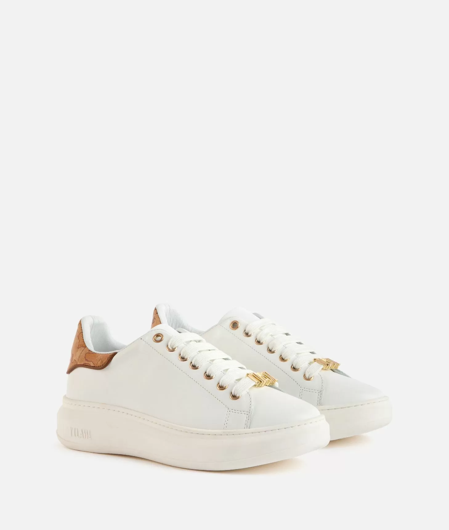 Alviero martini 1a classe Sneakers TR light in pelle liscia con passalaccio 1ᴬ Classe Bianche Solo un giorno rimasto