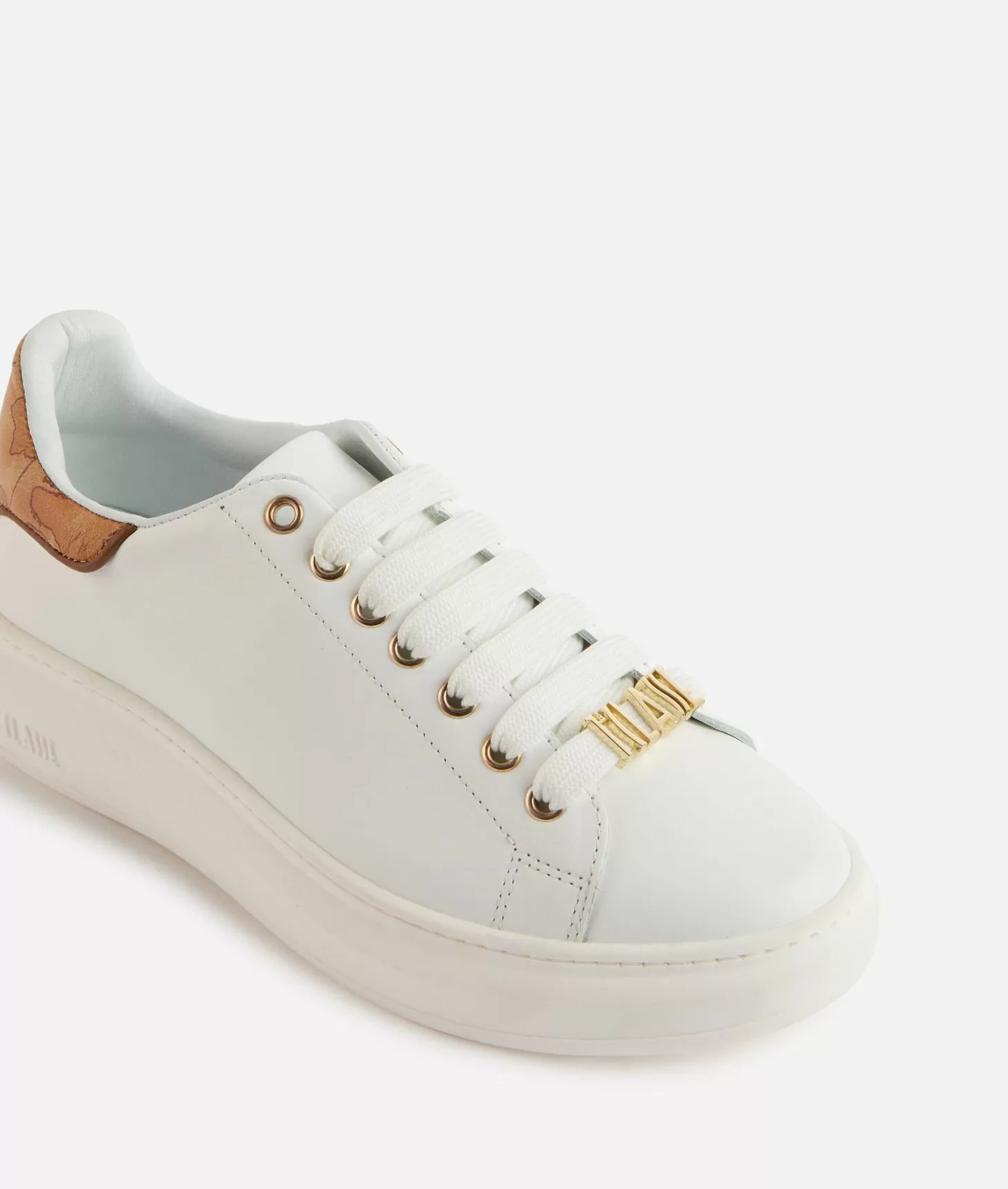 Alviero martini 1a classe Sneakers TR light in pelle liscia con passalaccio 1ᴬ Classe Bianche Solo un giorno rimasto