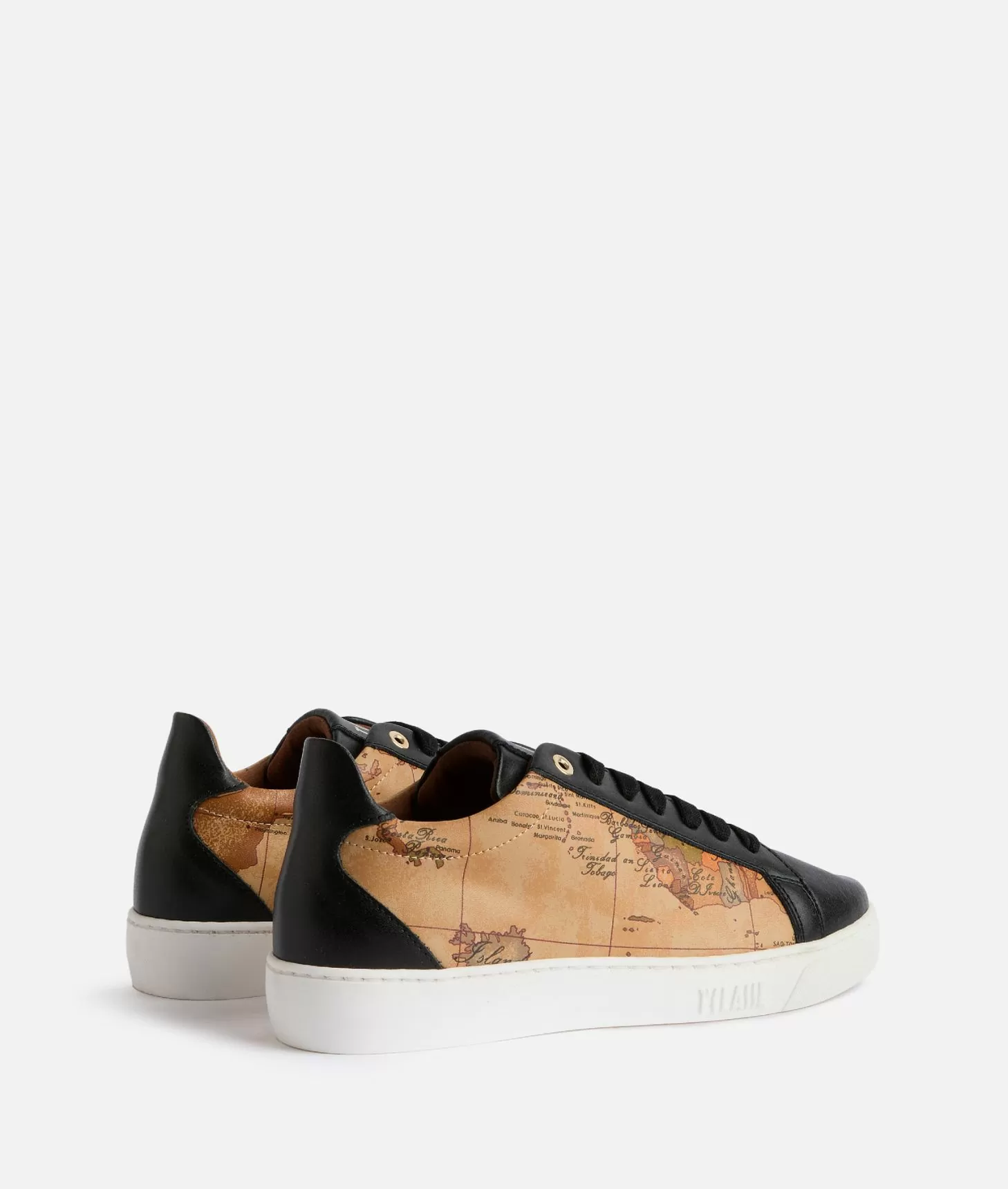 Alviero martini 1a classe Sneakers in pelle liscia ed eco nappa Geo Classic Nere Pezzi Unici