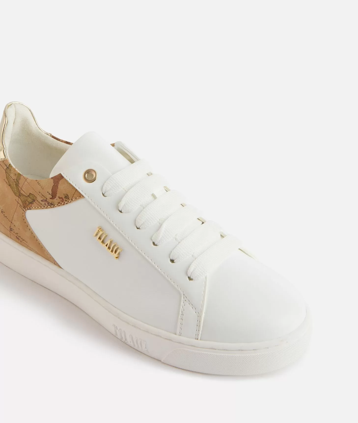 Alviero martini 1a classe Sneakers in eco nappa con logo 1ᴬ Classe Bianche Soddisfazione Garantita