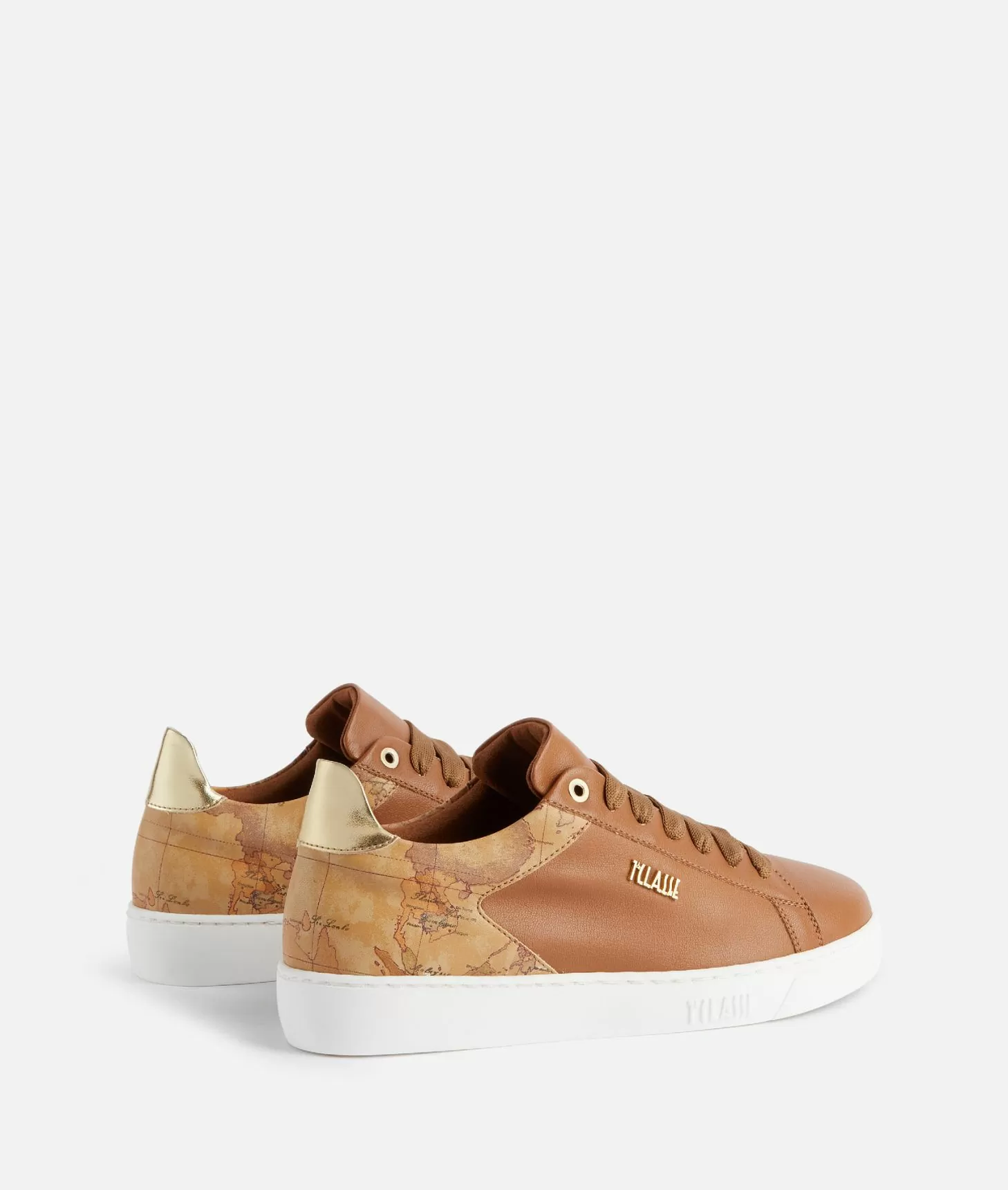 Alviero martini 1a classe Sneakers in eco nappa con logo 1ᴬ Classe Castagna Qualità Garantita