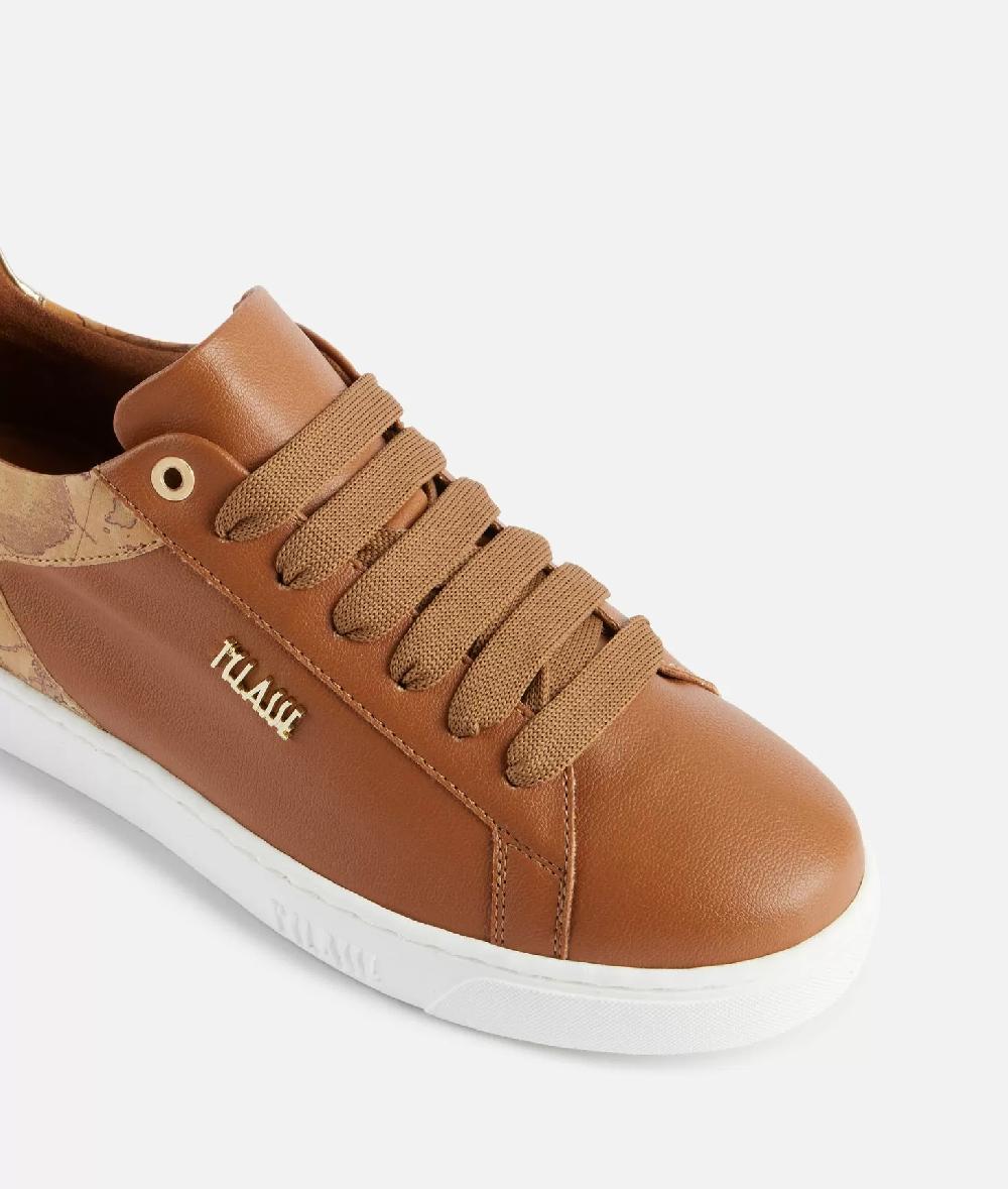 Alviero martini 1a classe Sneakers in eco nappa con logo 1ᴬ Classe Castagna Qualità Garantita