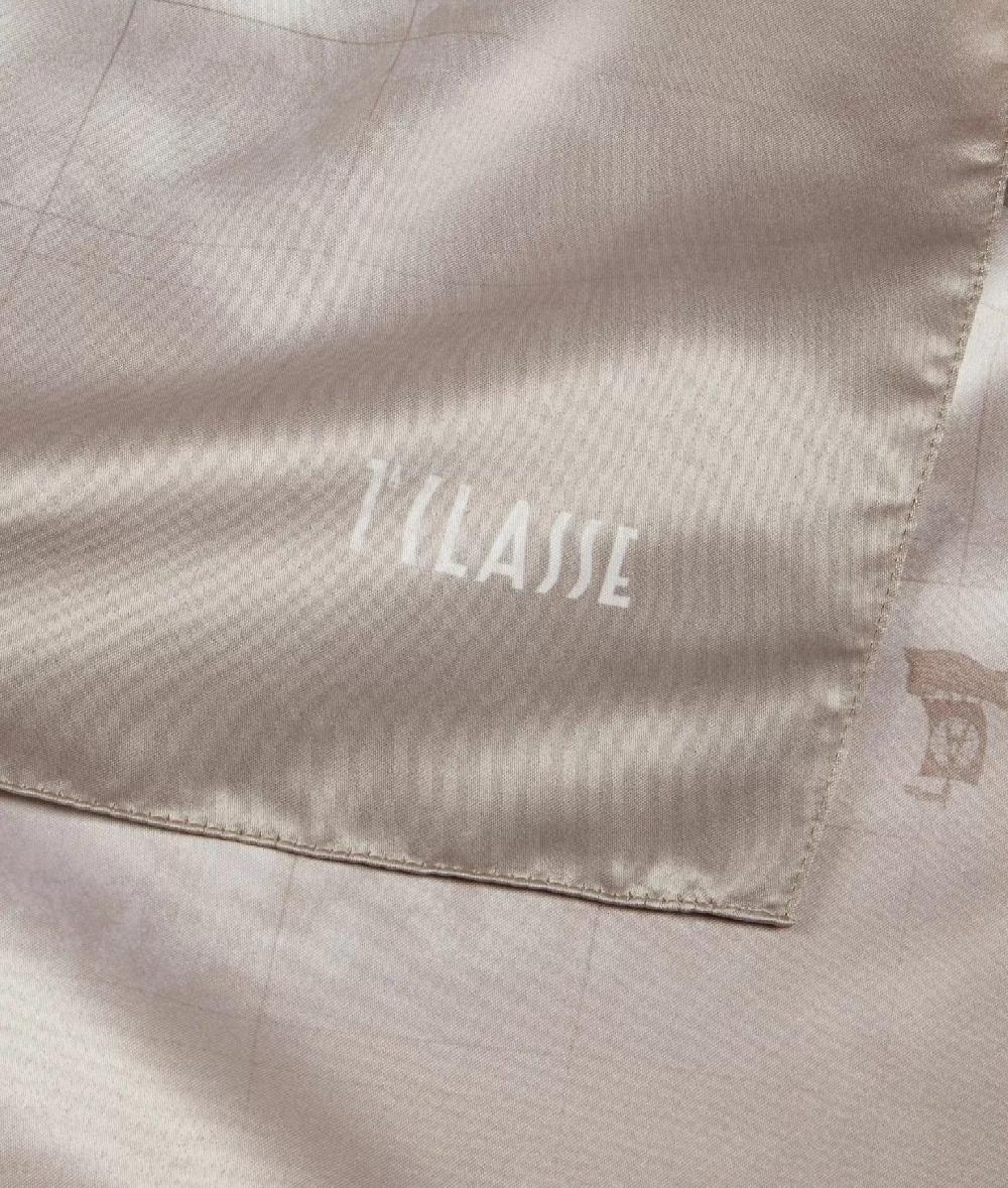 Alviero martini 1a classe Foulard Geo Sfumato 90x90 Taupe Chiaro Consegna Veloce