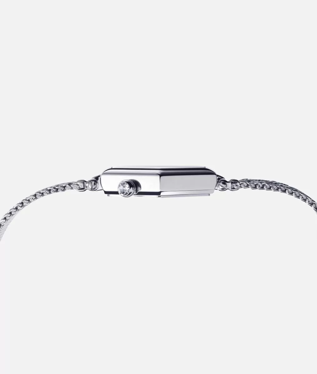 Alviero martini 1a classe Salina orologio con cinturino in acciacio inossidabile Argento Saldi
