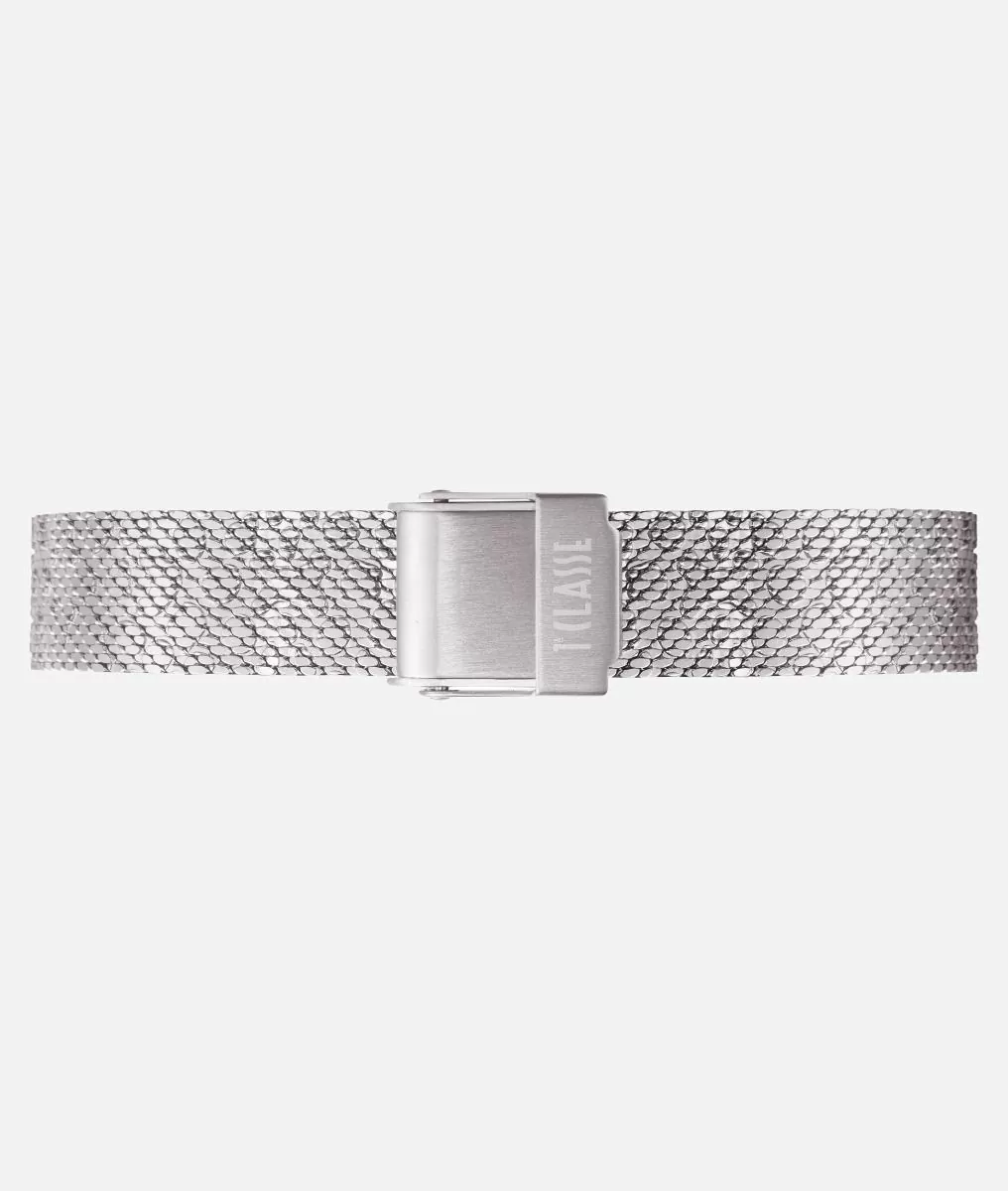 Alviero martini 1a classe Salina orologio con cinturino in acciacio inossidabile Argento Saldi