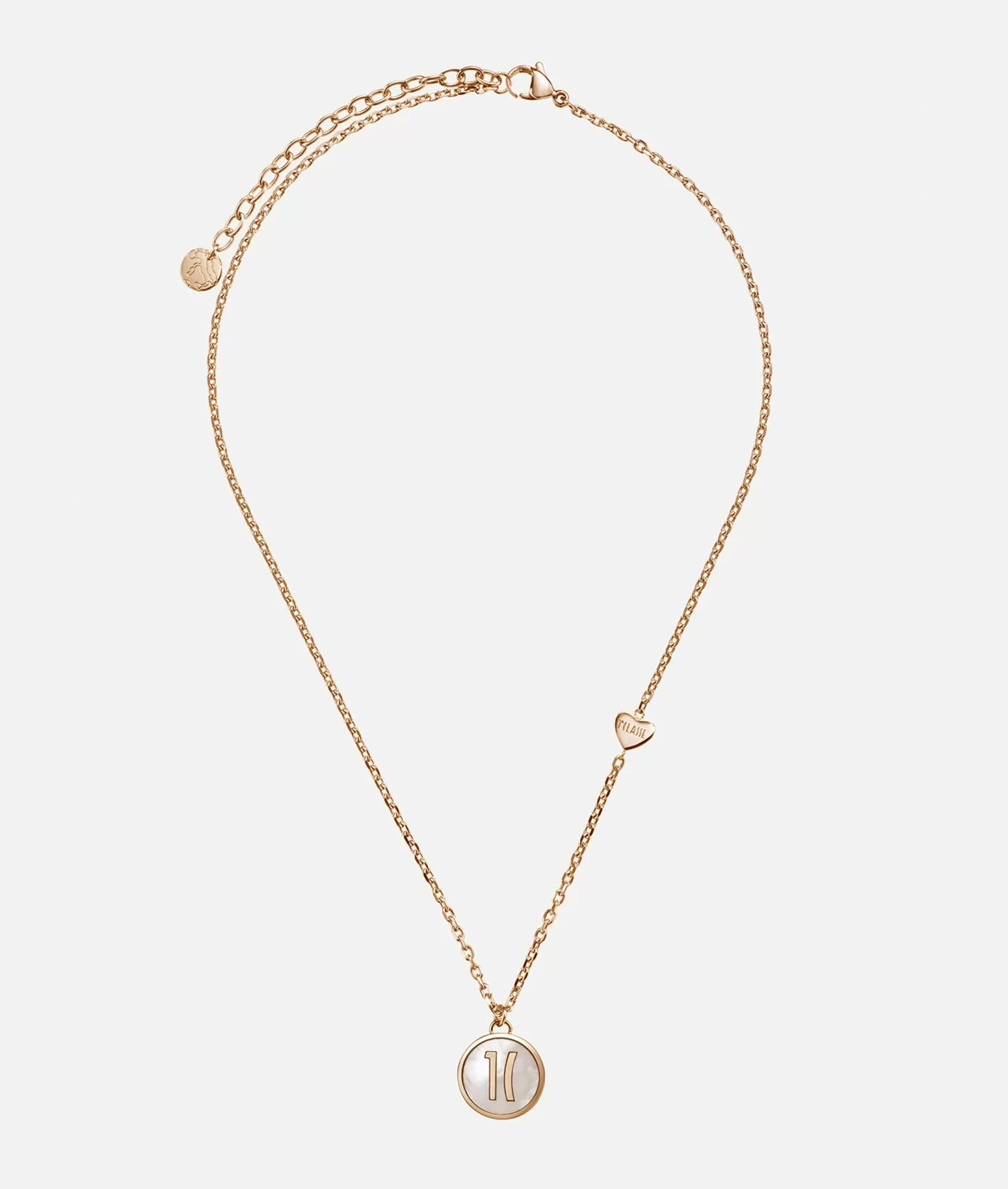 Alviero martini 1a classe Via Condotti girocollo con pendente in madreperla Oro Rosa Spedizione gratuita