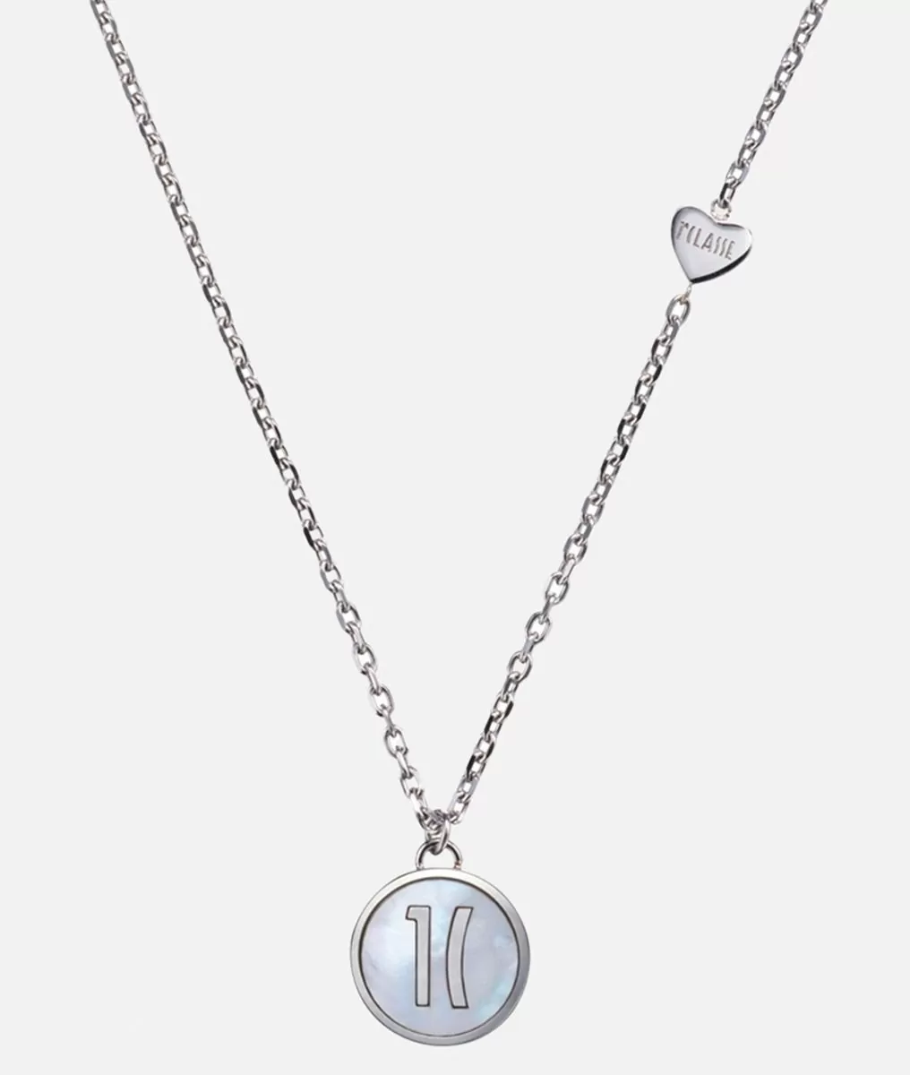 Alviero martini 1a classe Via Condotti girocollo con pendente in madreperla Argento Sconto di tempo limitato