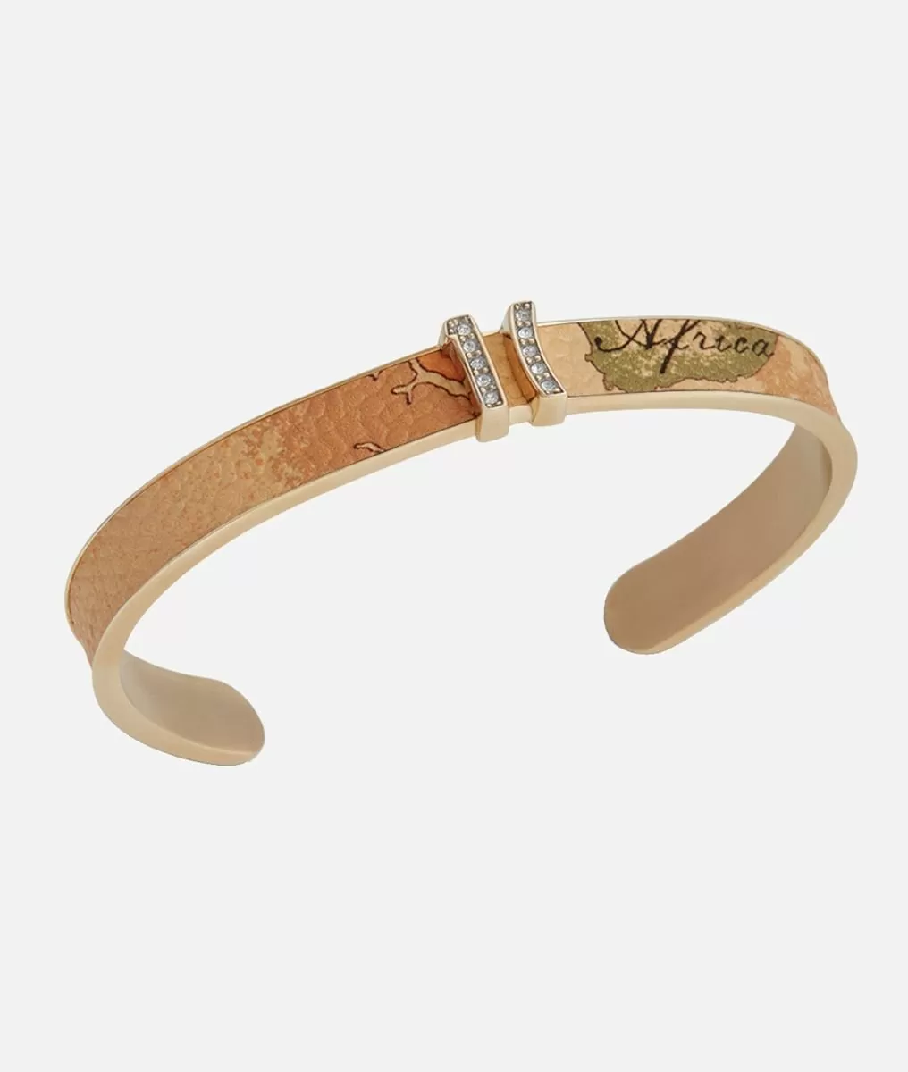 Alviero martini 1a classe Rodeo Drive bracciale rigido in argento bagnato Oro Giallo Flash Sale