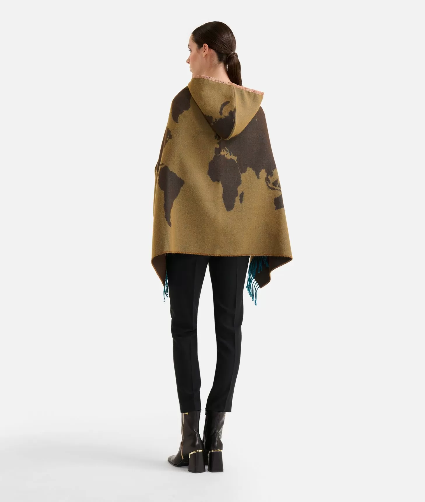 Alviero martini 1a classe Mantella con cappuccio e alamaro Corteccia Black Friday