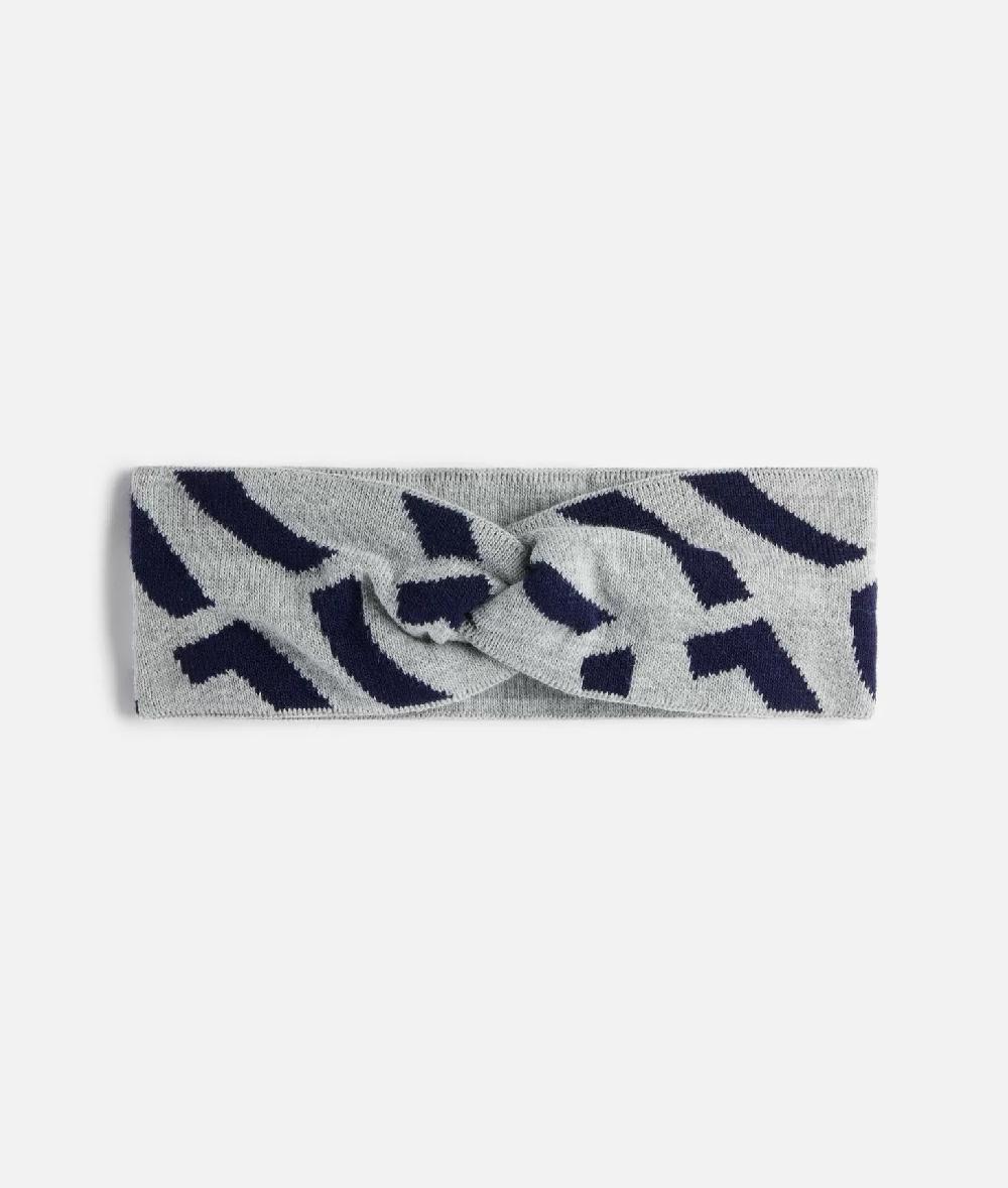 Alviero martini 1a classe Fascia per capelli con logo 1C Blu Zaffiro Offerta San Valentino
