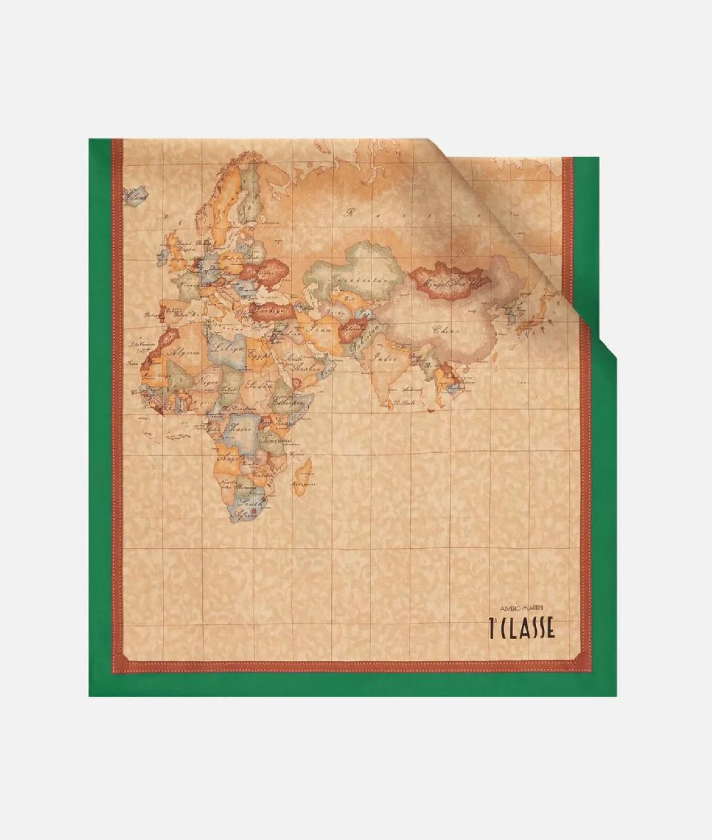 Alviero martini 1a classe Sciarpa Geo Classic 45x180 Giada Comprane uno, ottenene uno gratis