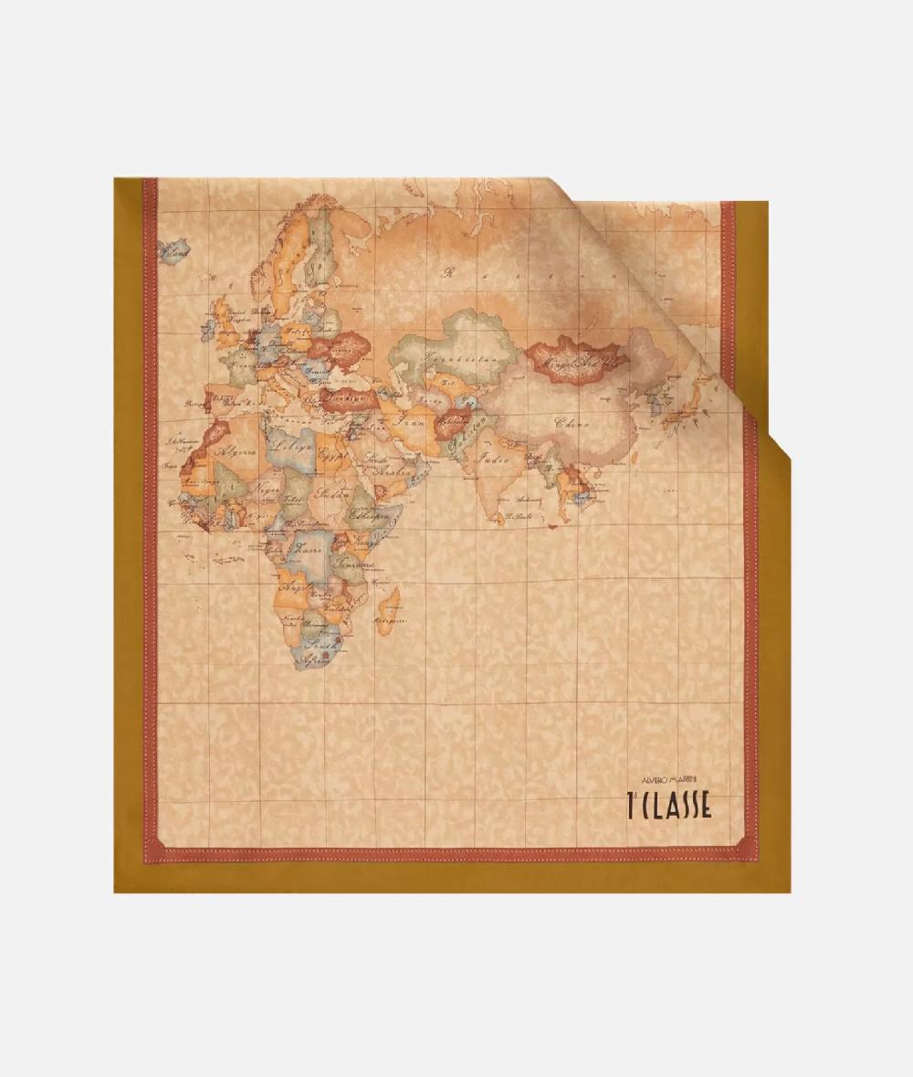 Alviero martini 1a classe Sciarpa Geo Classic 45x180 Olio Offerte speciali