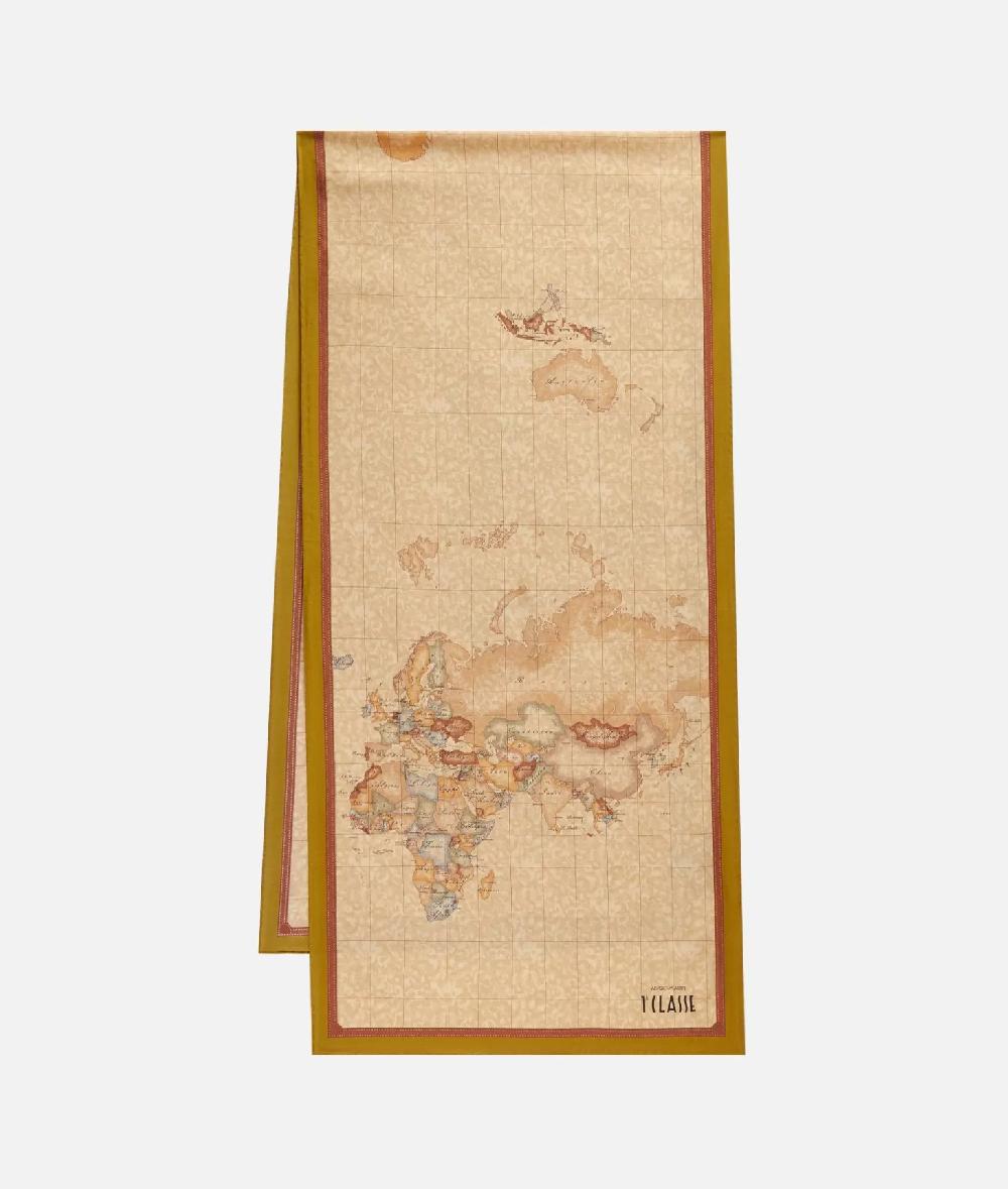 Alviero martini 1a classe Sciarpa Geo Classic 45x180 Olio Offerte speciali