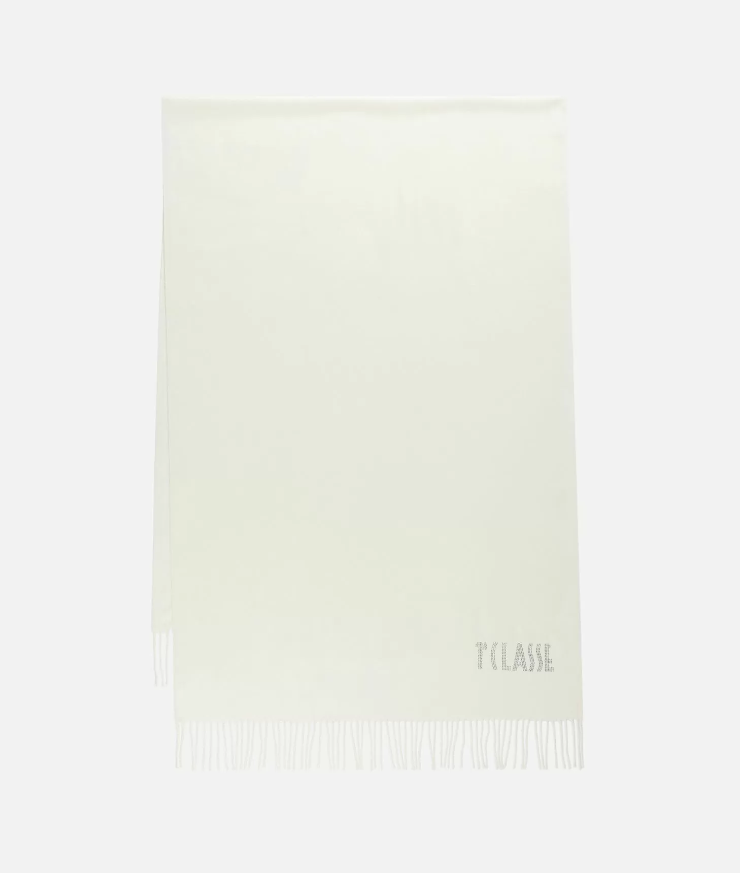 Alviero martini 1a classe Stola con logo in strass 72x175 Bianco Latte Ultimo giorno