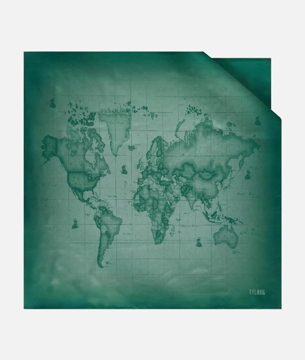 Alviero martini 1a classe Foulard Geo Sfumato 90x90 Giada Spedizione Gratuita