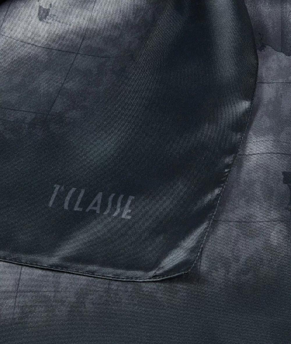 Alviero martini 1a classe Foulard Geo Sfumato 90x90 Nero Soddisfazione Garantita