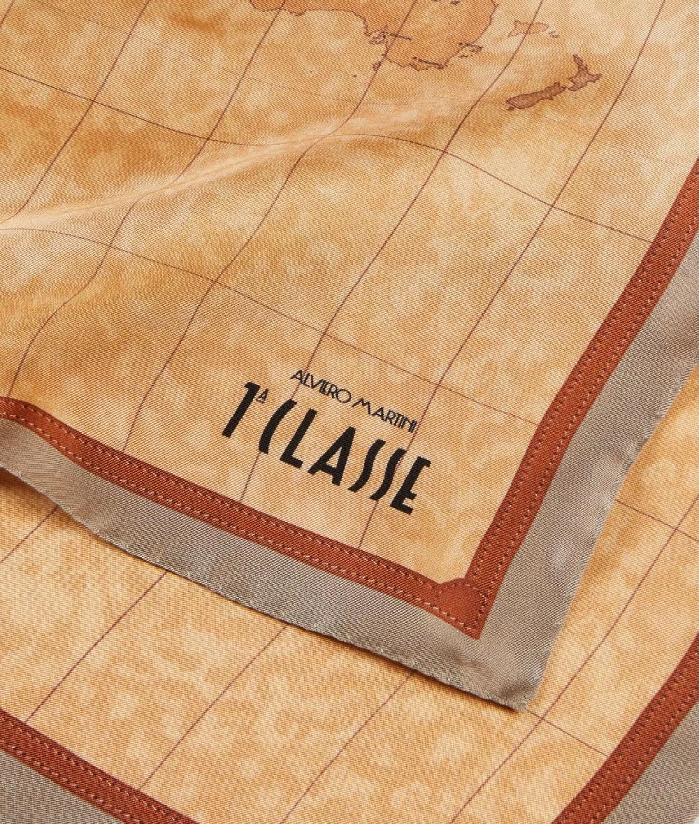 Alviero martini 1a classe Foulard Geo Classic 70x70 Taupe Chiaro Offerta