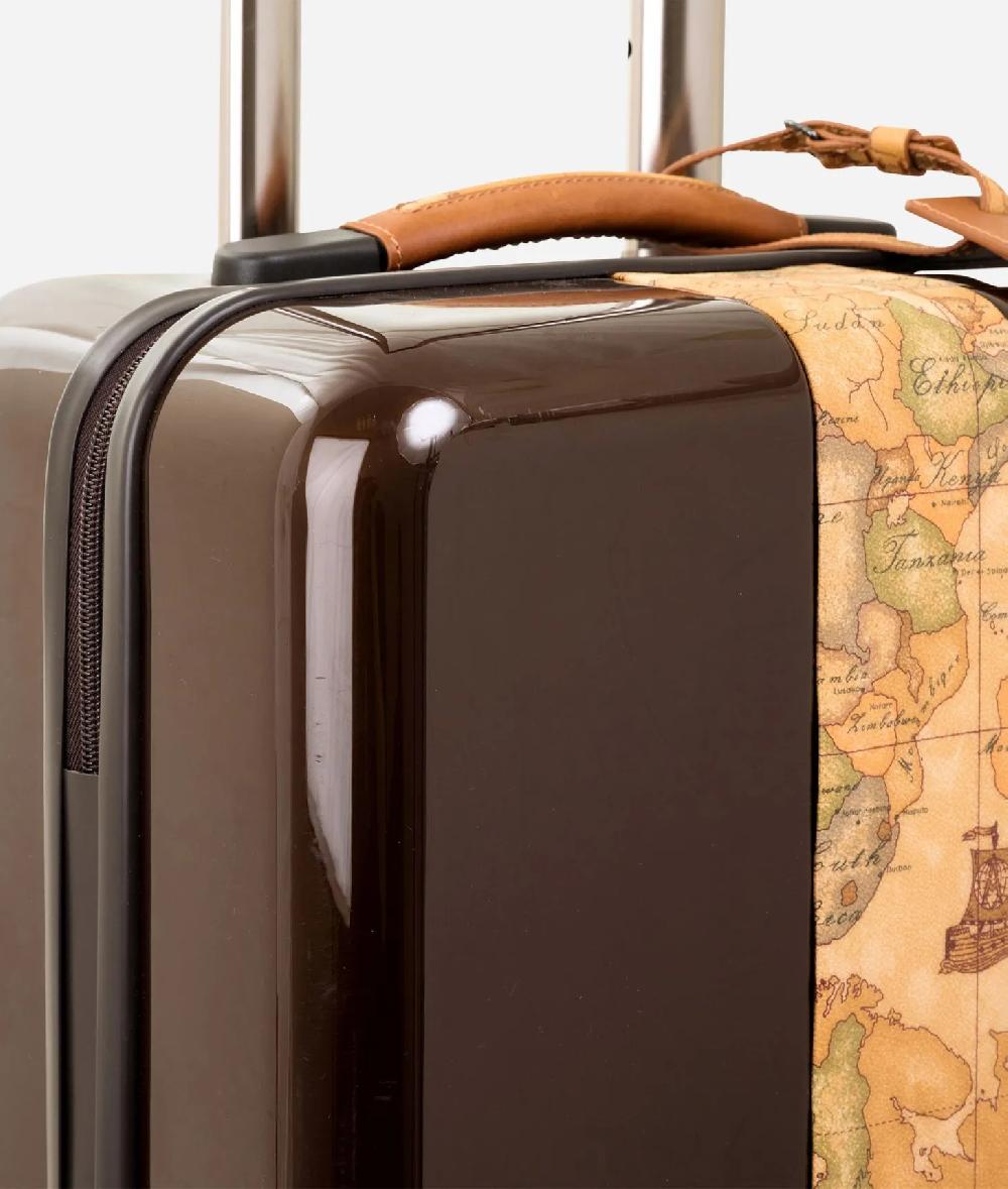 Alviero martini 1a classe Solid Case Trolley piccolo con Geo Classic Offerta speciale