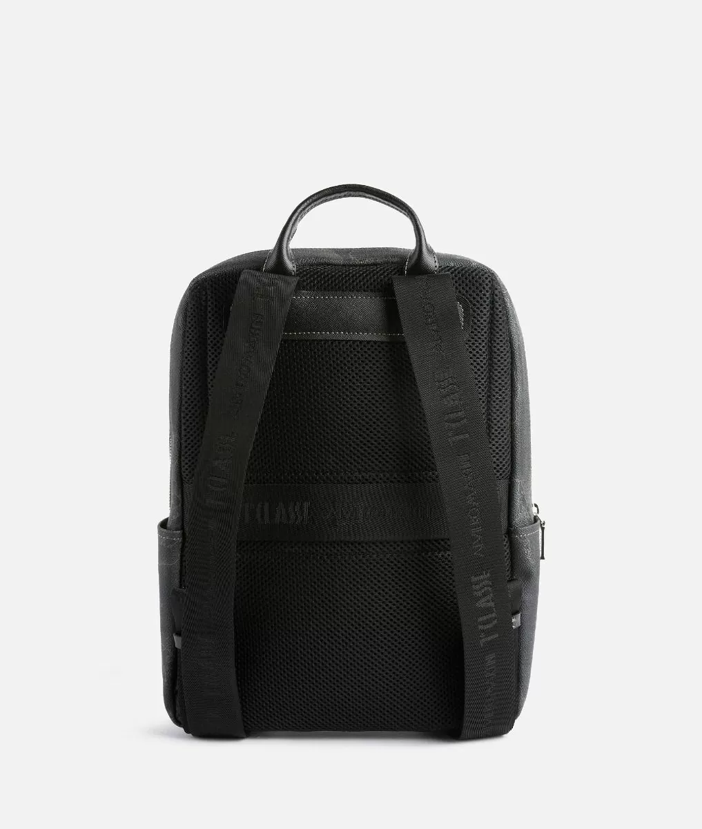 Alviero martini 1a classe Zaino per computer in stampa Geo Night Nero Flash Sale