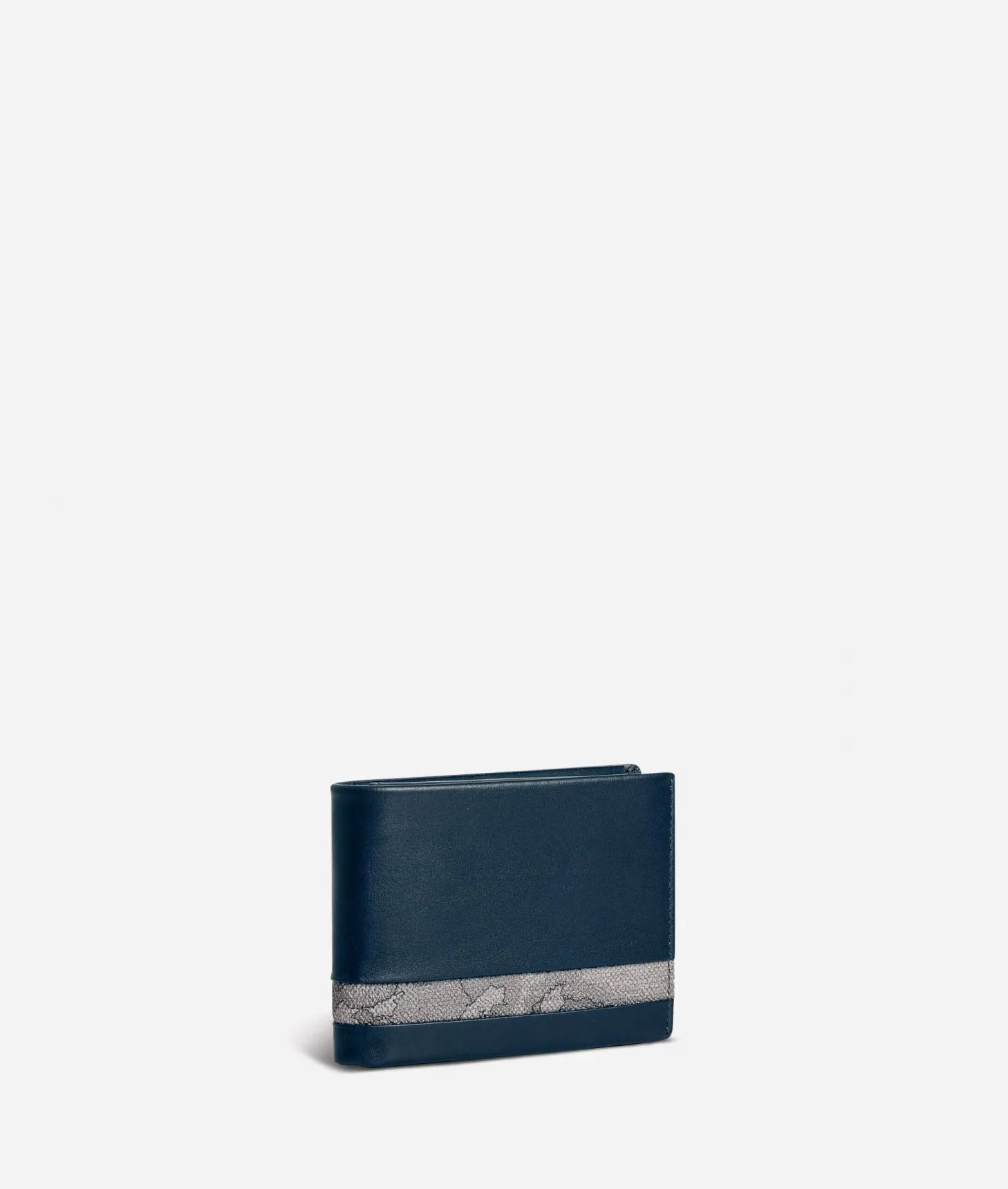 Alviero martini 1a classe Portafogli medio in pelle rifinito in tessuto Geo Dark Offerta Pasqua