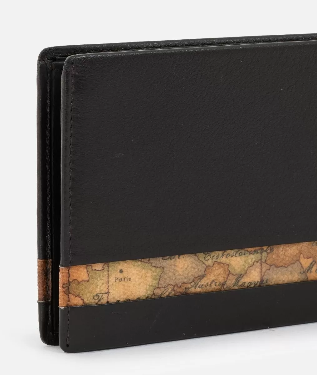 Alviero martini 1a classe Geo Classic portafogli medio in pelle Marrone Offerta Giorno del Papà