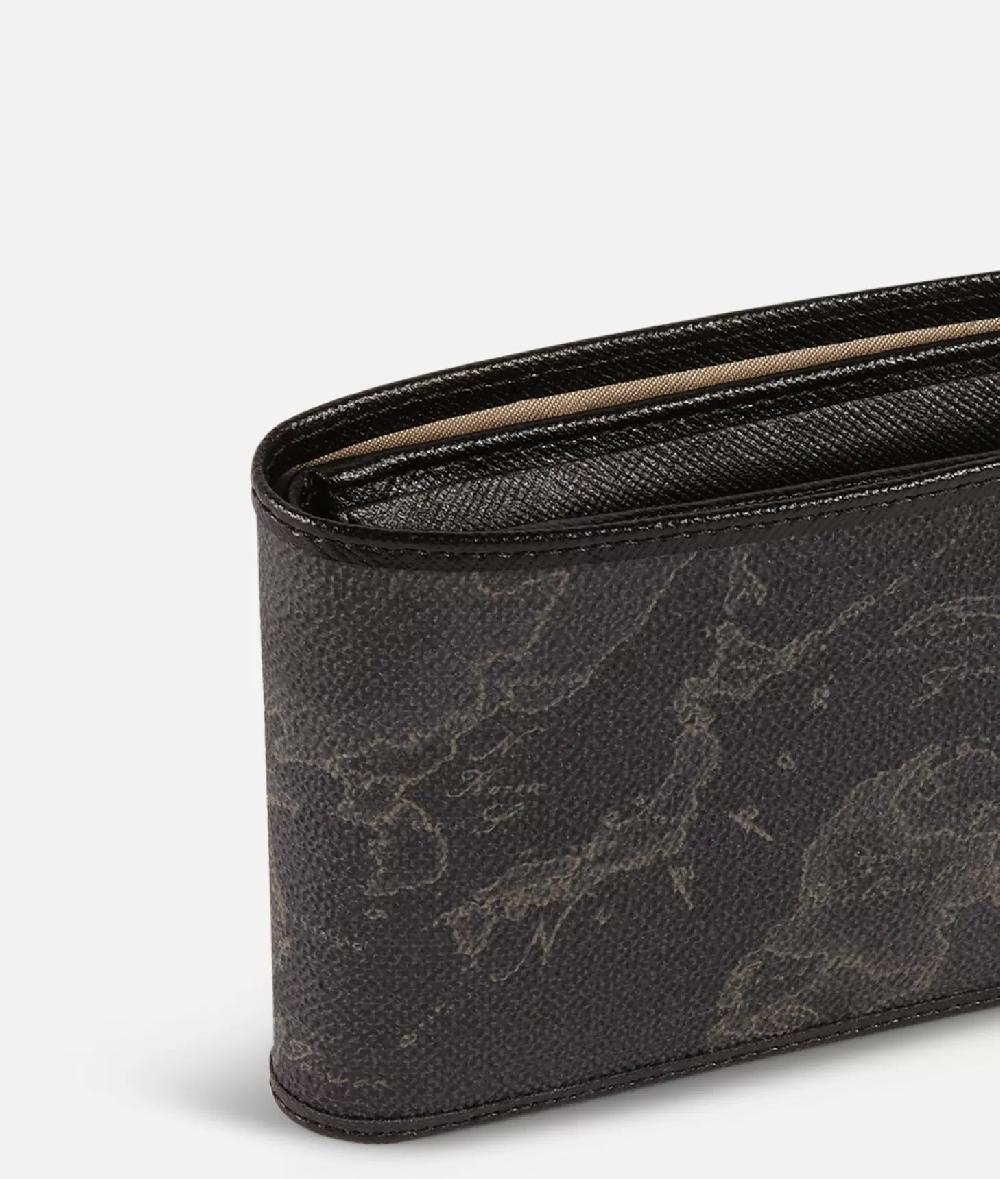 Alviero martini 1a classe Geo Black portafoglio da uomo nero Offerta temporanea