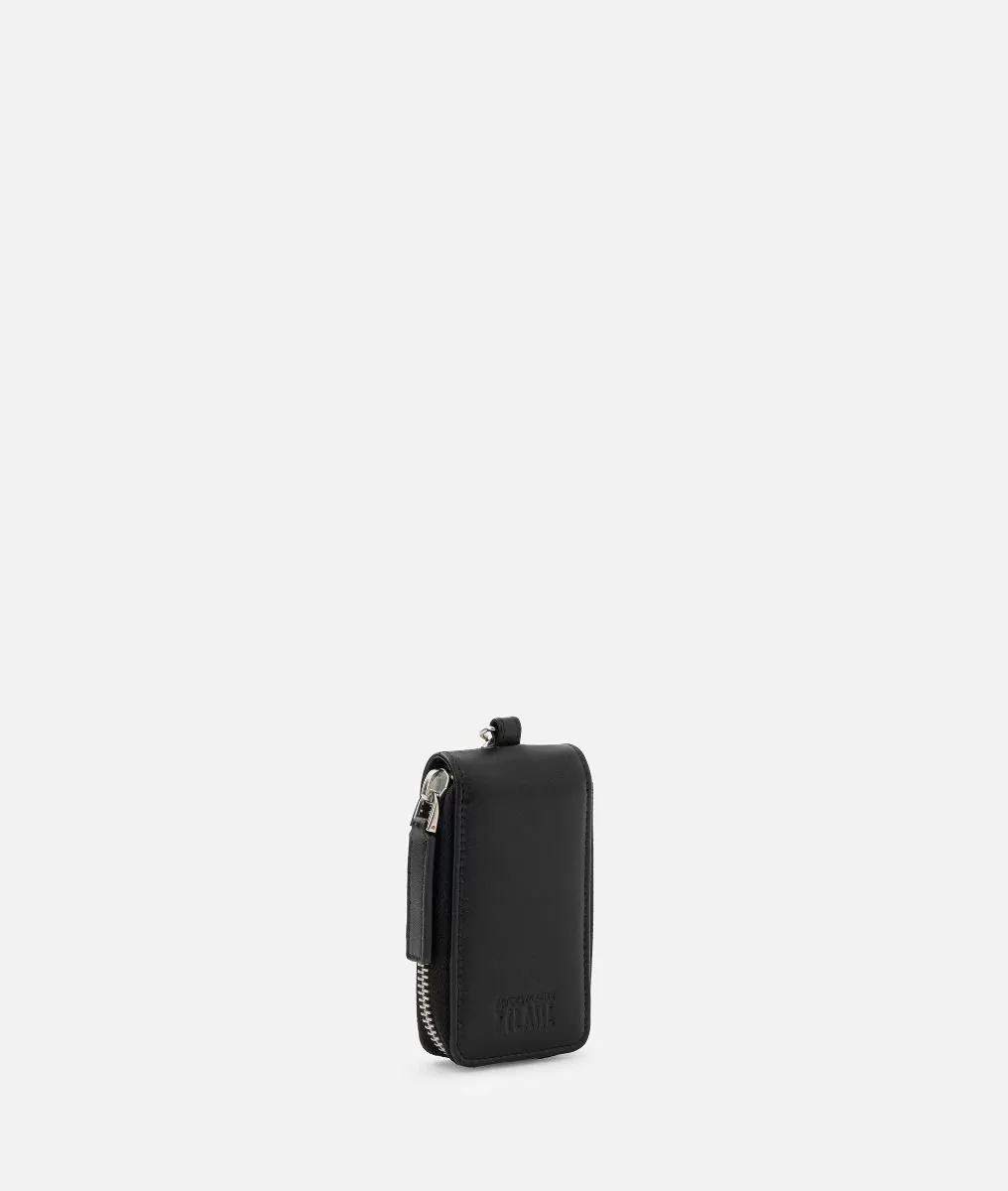 Alviero martini 1a classe Portachiavi ad astuccio in pelle Nero Ultimi tre giorni