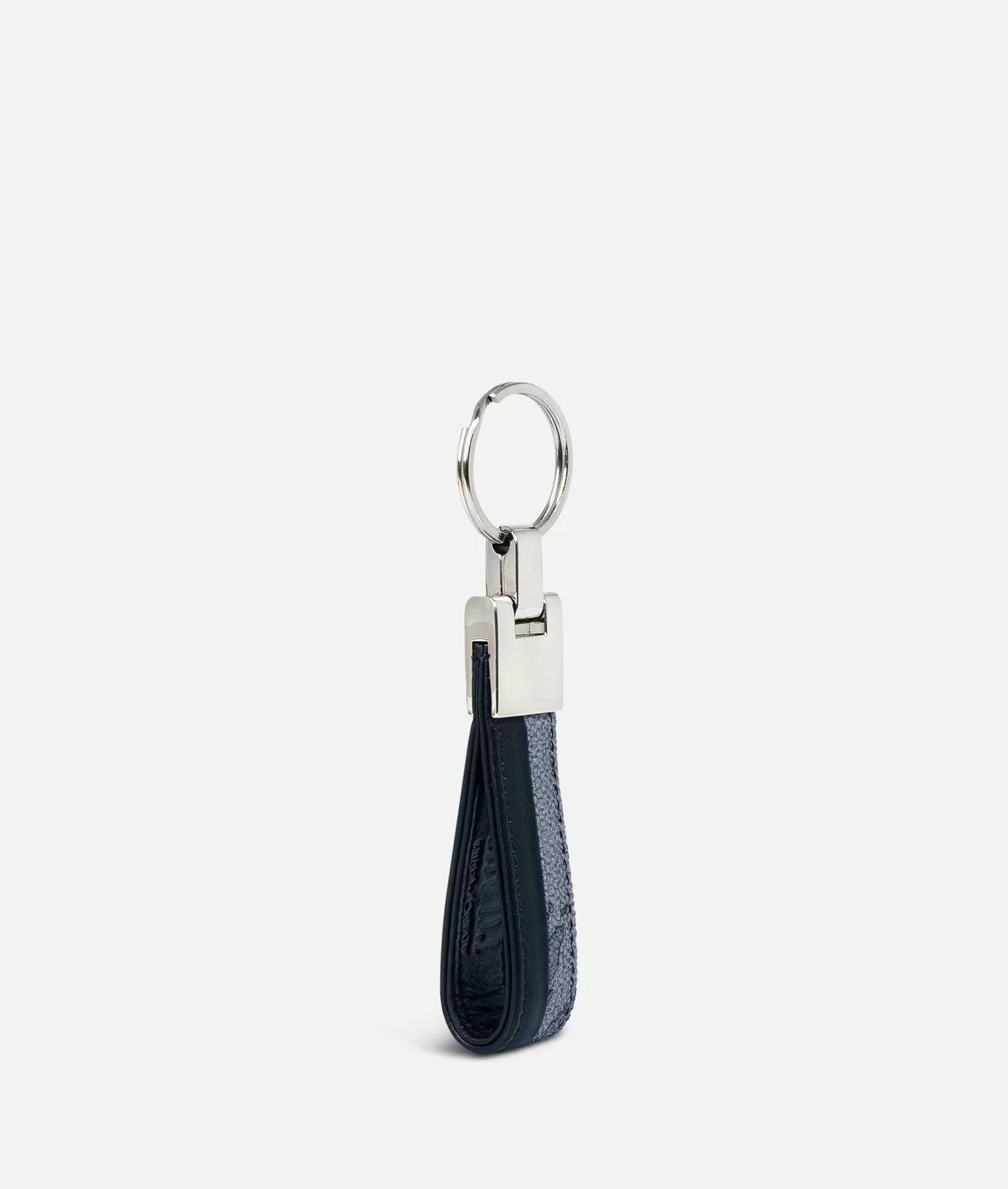 Alviero martini 1a classe Portachiavi ad anello in tessuto Geo Dark e pelle Promozione temporanea