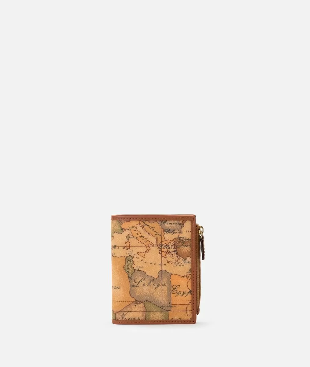 Alviero martini 1a classe Geo Classic portafogli piccolo con bottone Fino al 55% di sconto