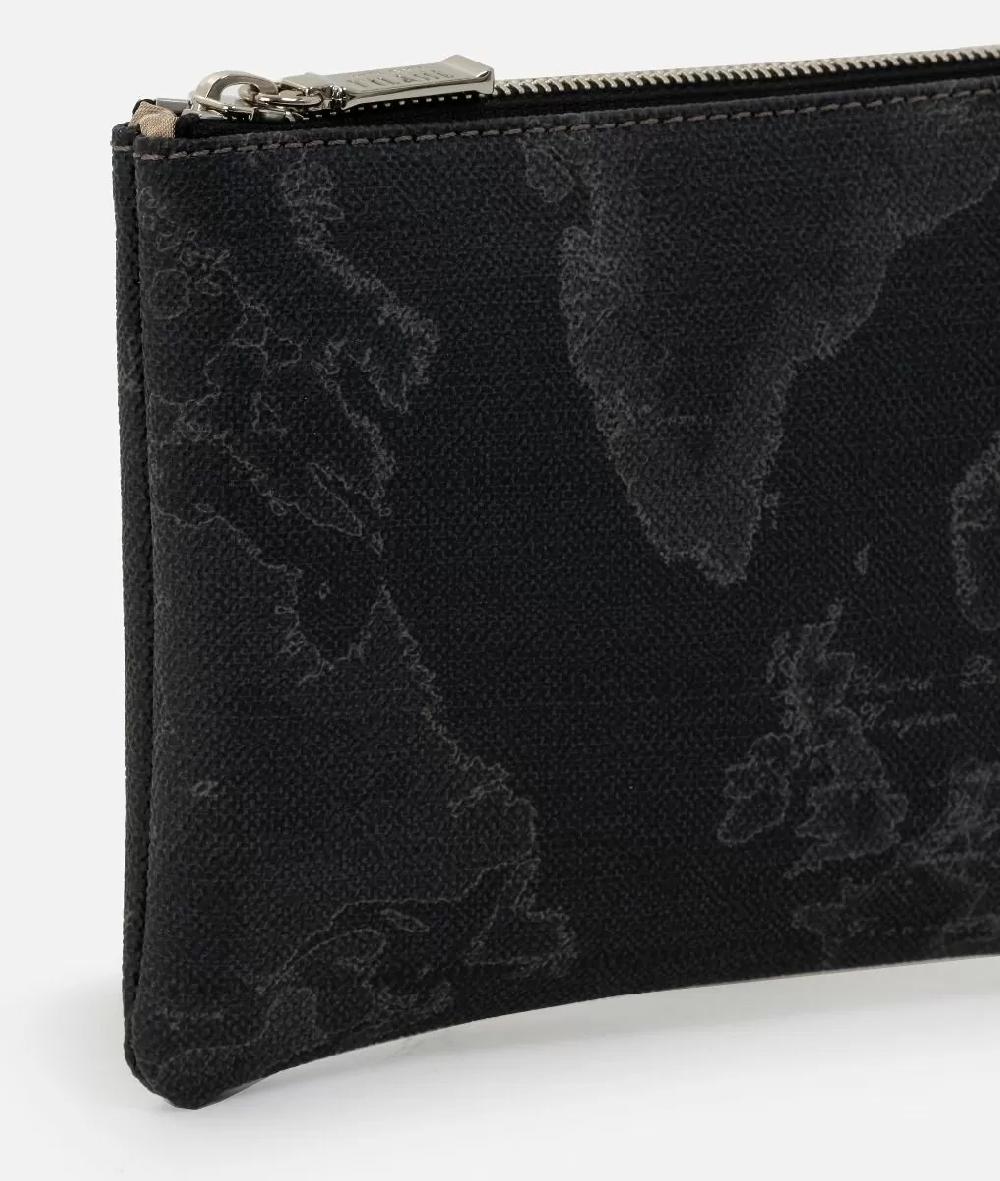 Alviero martini 1a classe Geo Black bustina grande rettangolare Trasporto libero internazionale