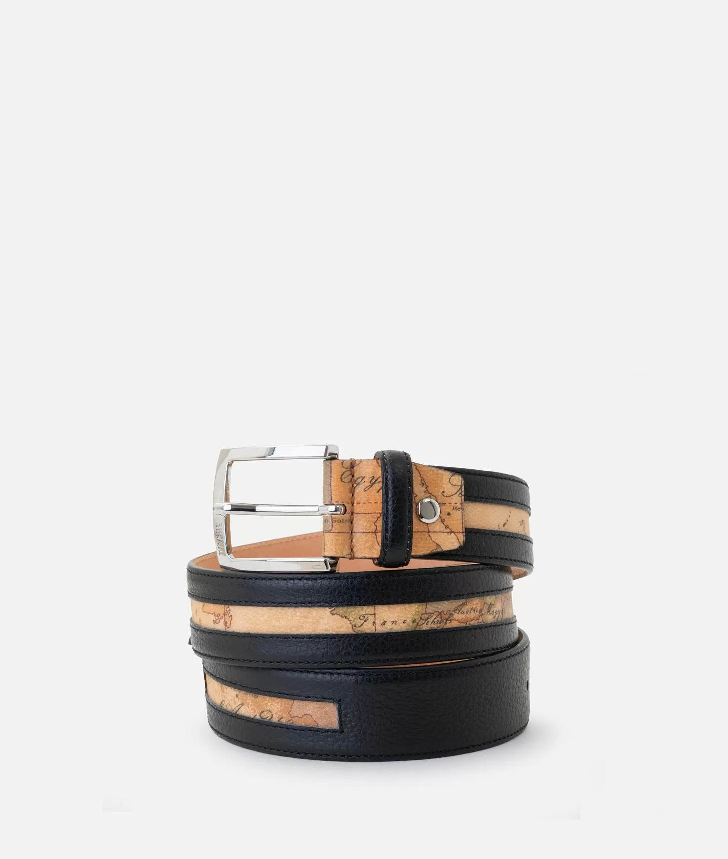 Alviero martini 1a classe Beta Leather cintura uomo Nera