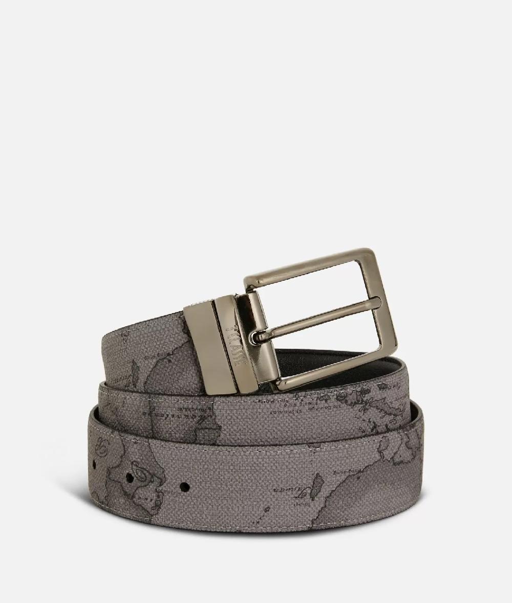 Alviero martini 1a classe Cintura uomo in pelle Grigia Vendita